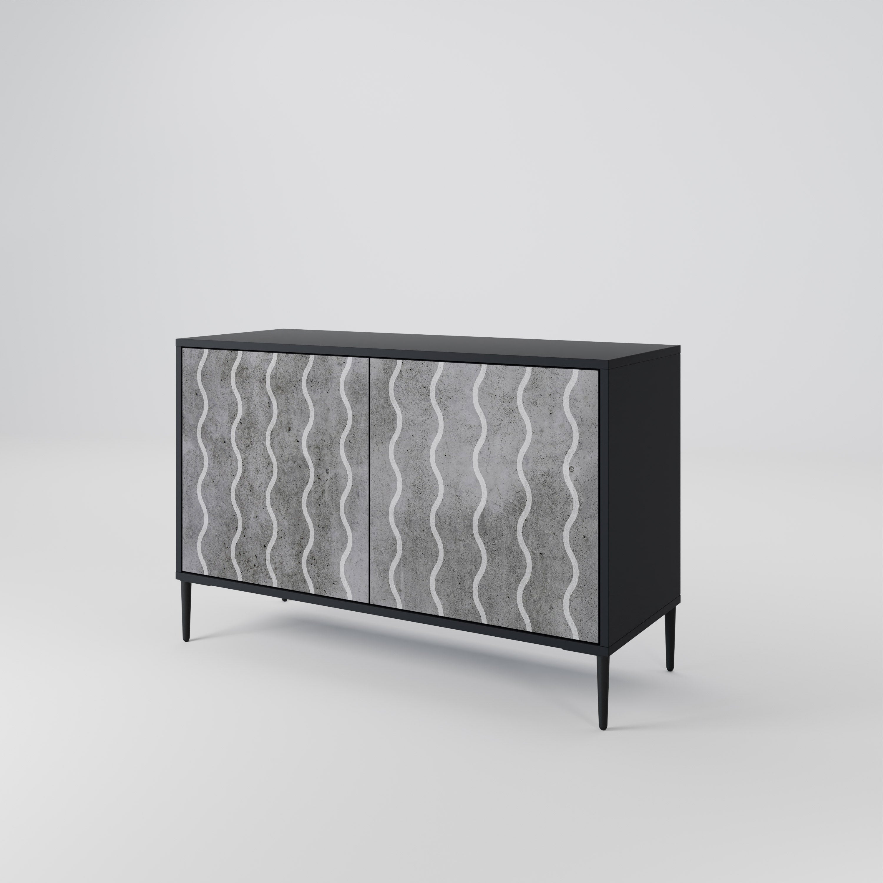 WAVES OF CONCRETE 2-Door Sideboard