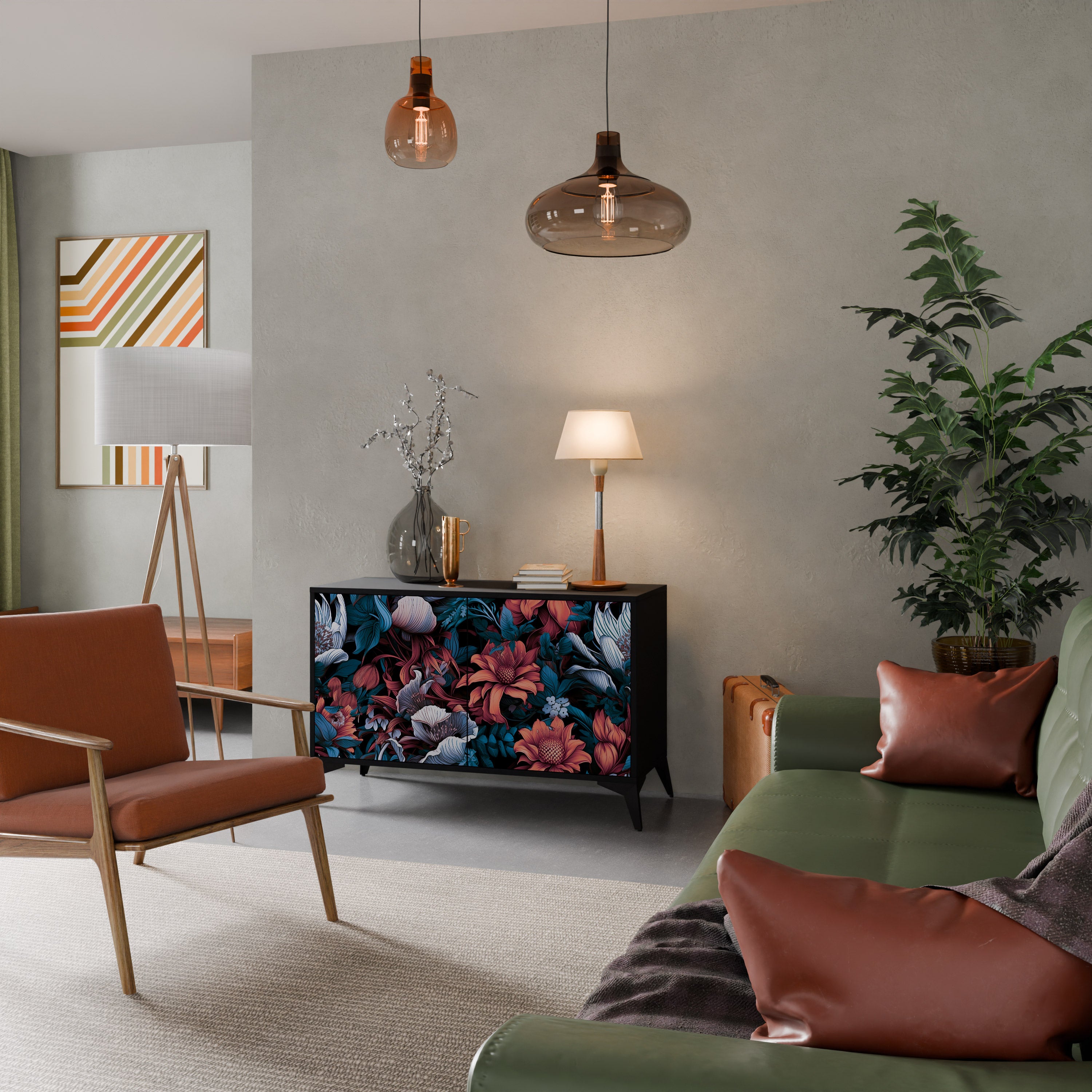 ETHEREAL BLOSSOMS Dvoudveřová komoda