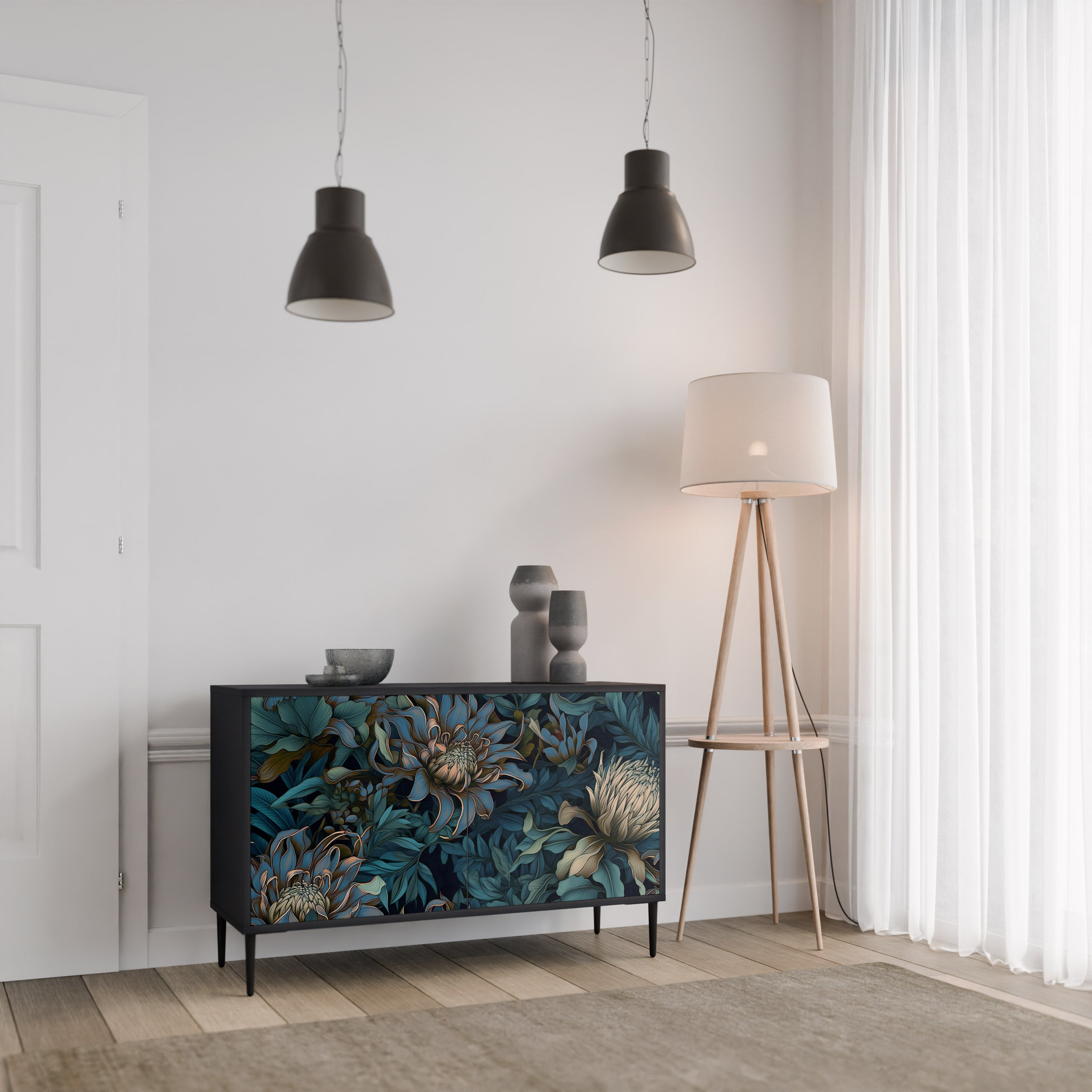 TWILIGHT BLOOM 2-Door Sideboard