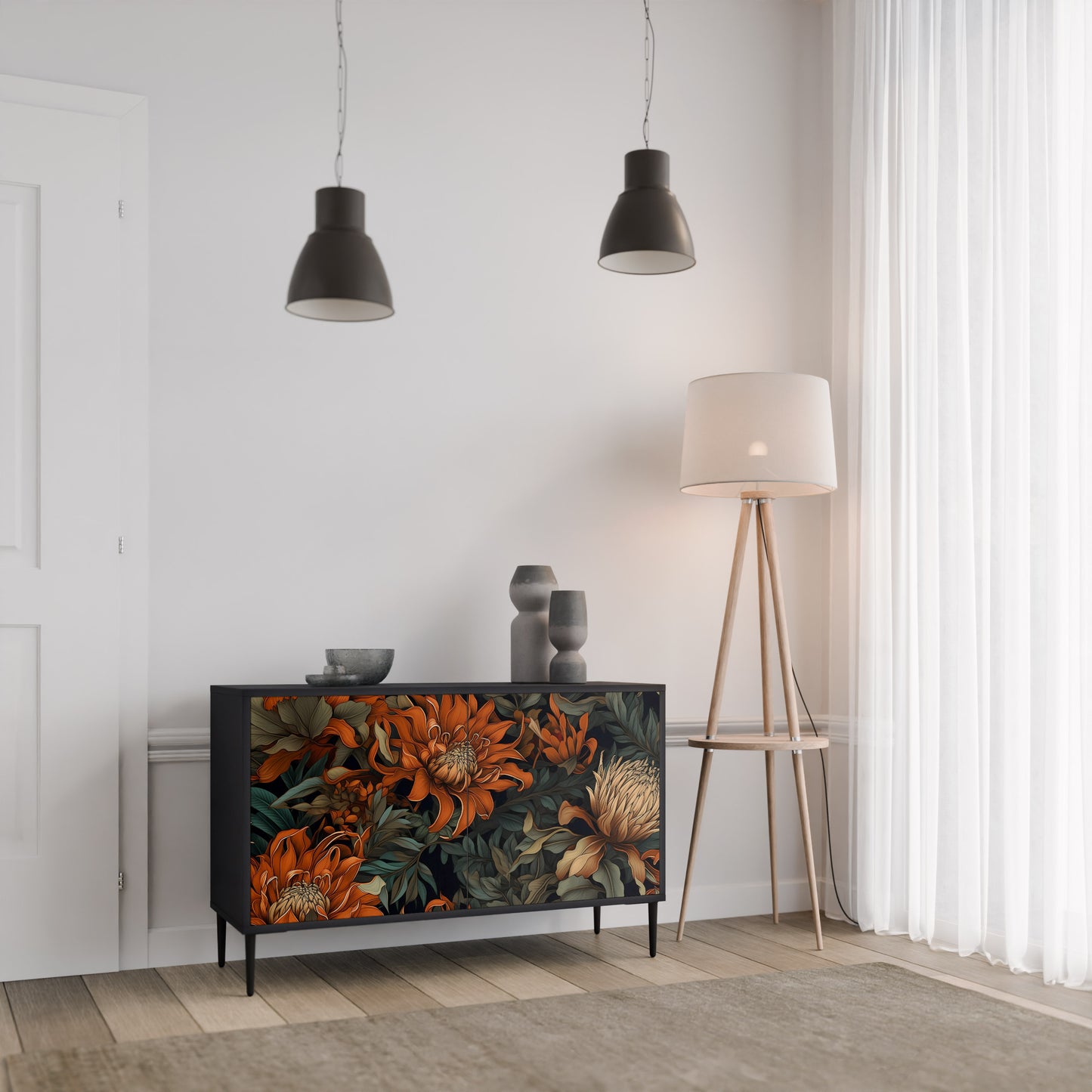 DAWN BLOOM Dvoudveřová komoda