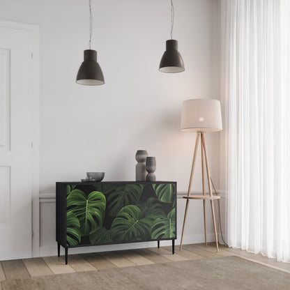 INFINITE MONSTERA Dvoudveřová komoda