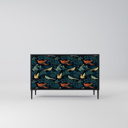 FOWL ORNAMENT Dvoudveřová komoda