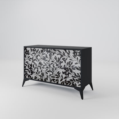 CHARCOAL SPROUT Dvoudveřová komoda