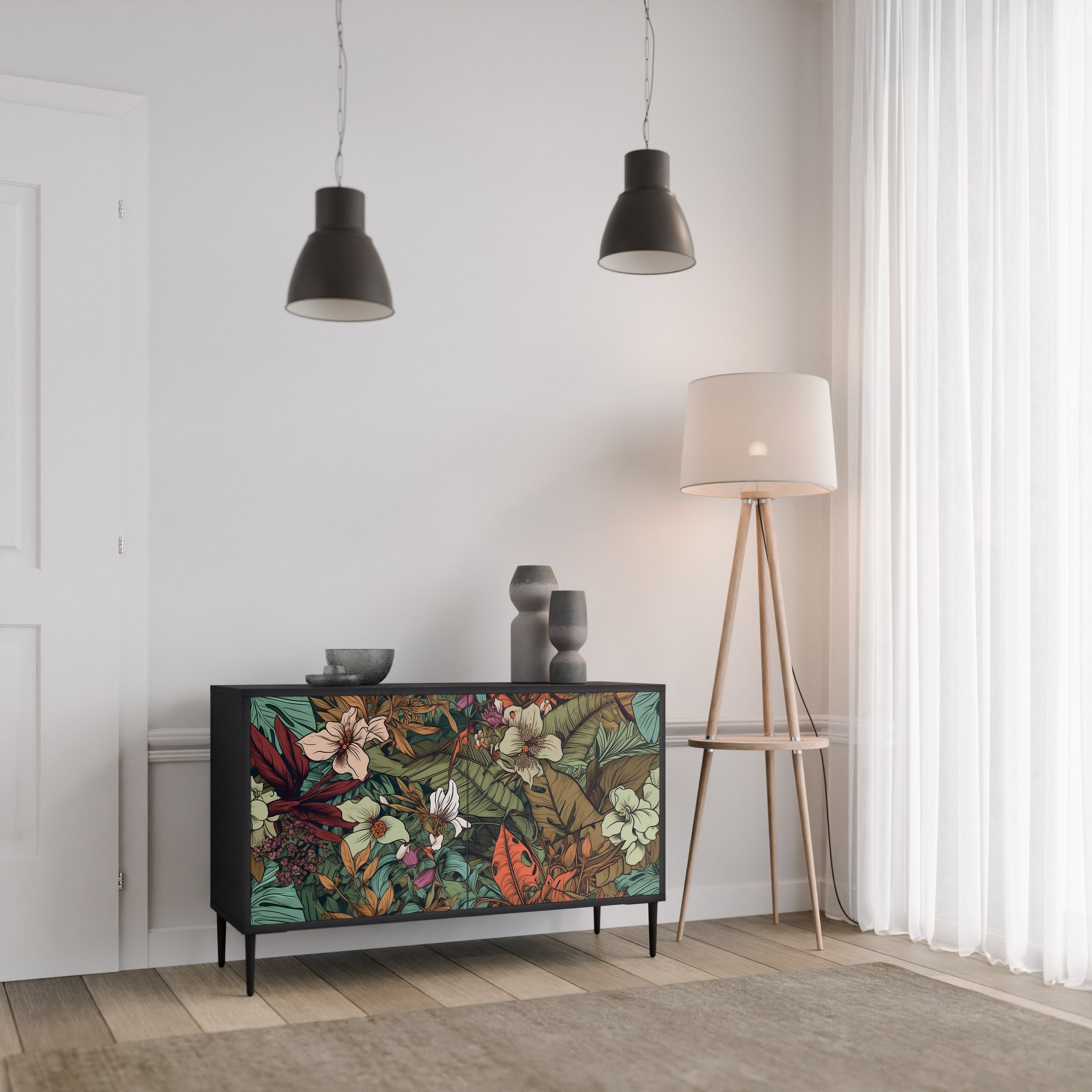 BOTANICAL EMERGENCE 2-Door Sideboard
