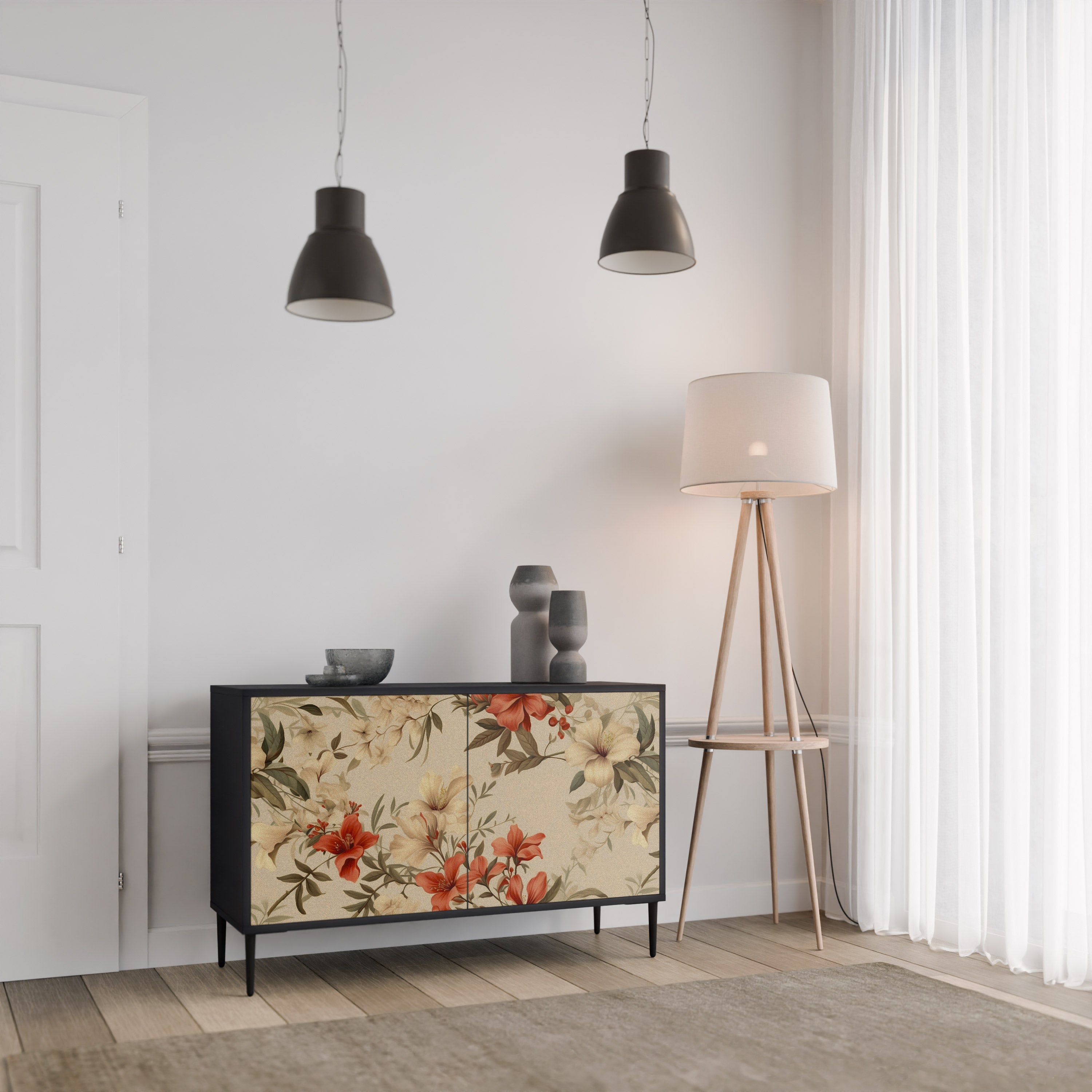 BLOOMING HARMONY 2-Door Sideboard