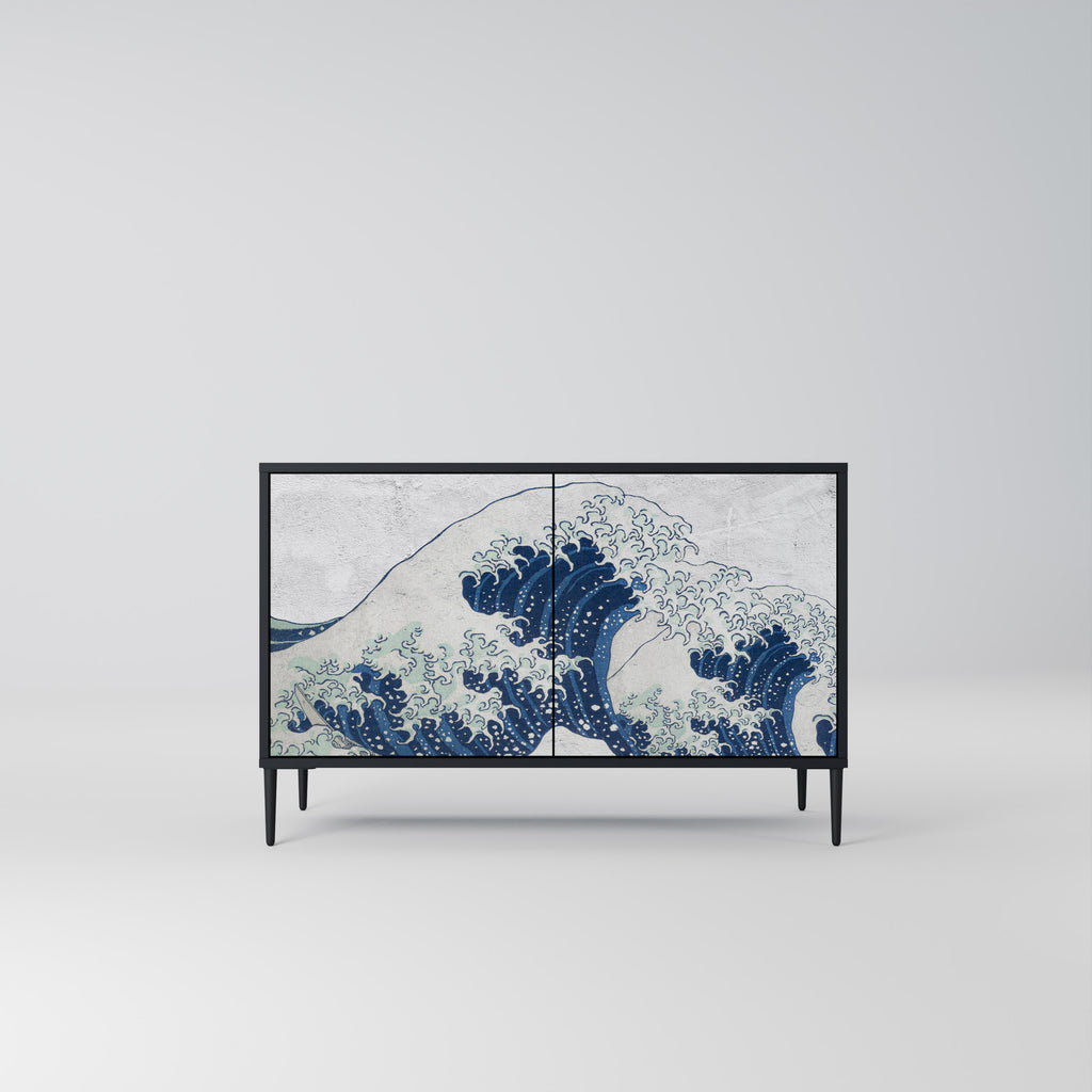 THE GREAT WAVE AT KANAGAWA 2-Door Sideboard