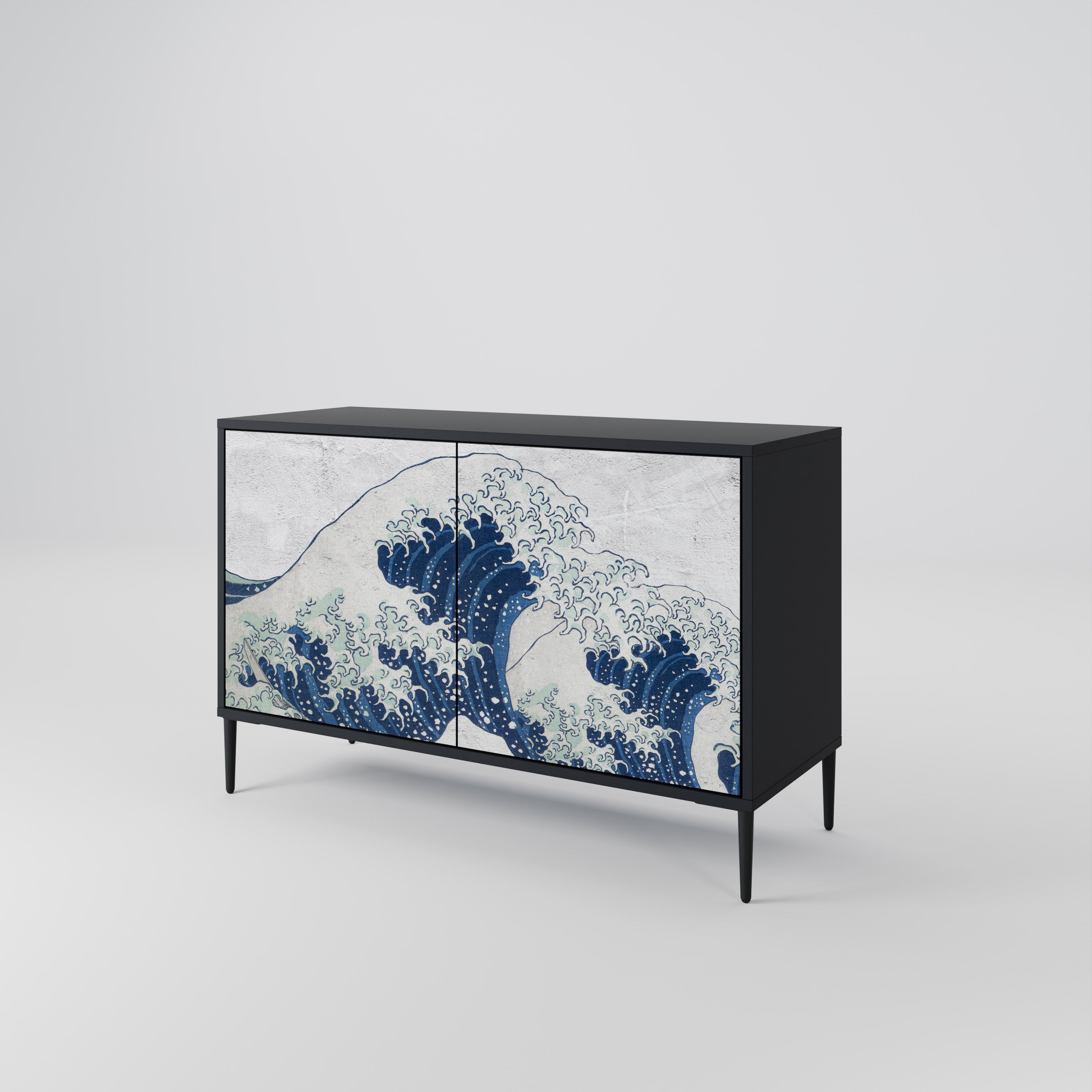 THE GREAT WAVE AT KANAGAWA 2-Door Sideboard