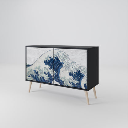 THE GREAT WAVE AT KANAGAWA Dvoudveřová komoda