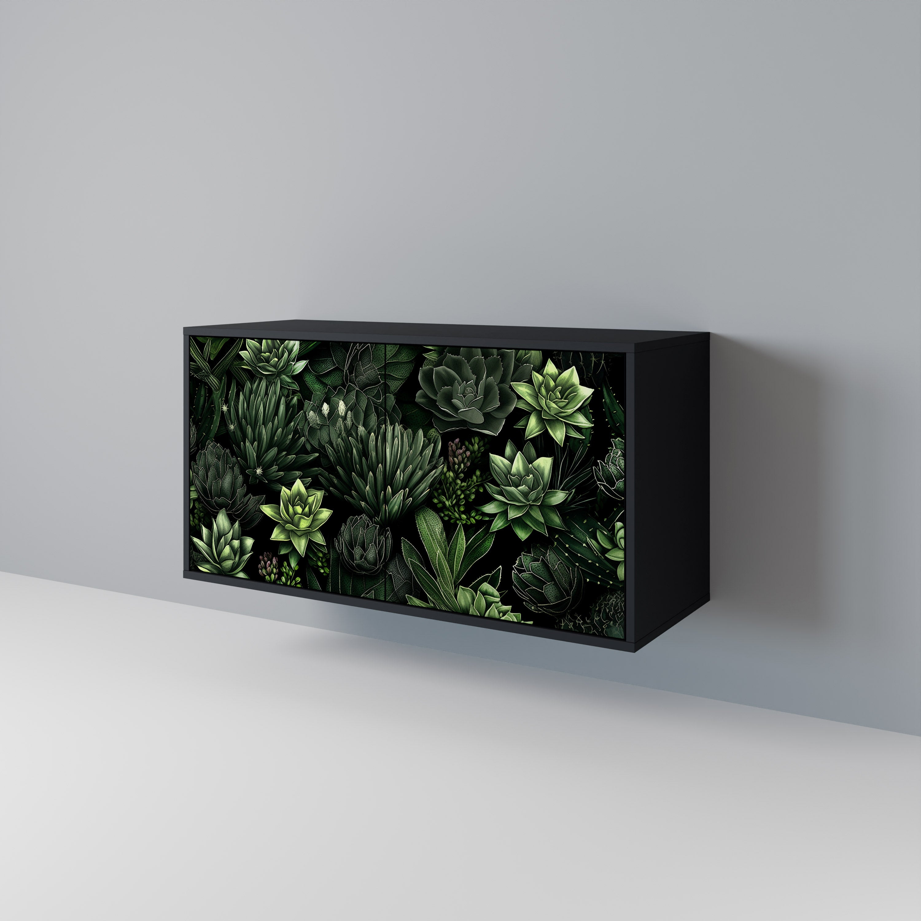 SUCCULENT JUNGLE 2-Door Sideboard