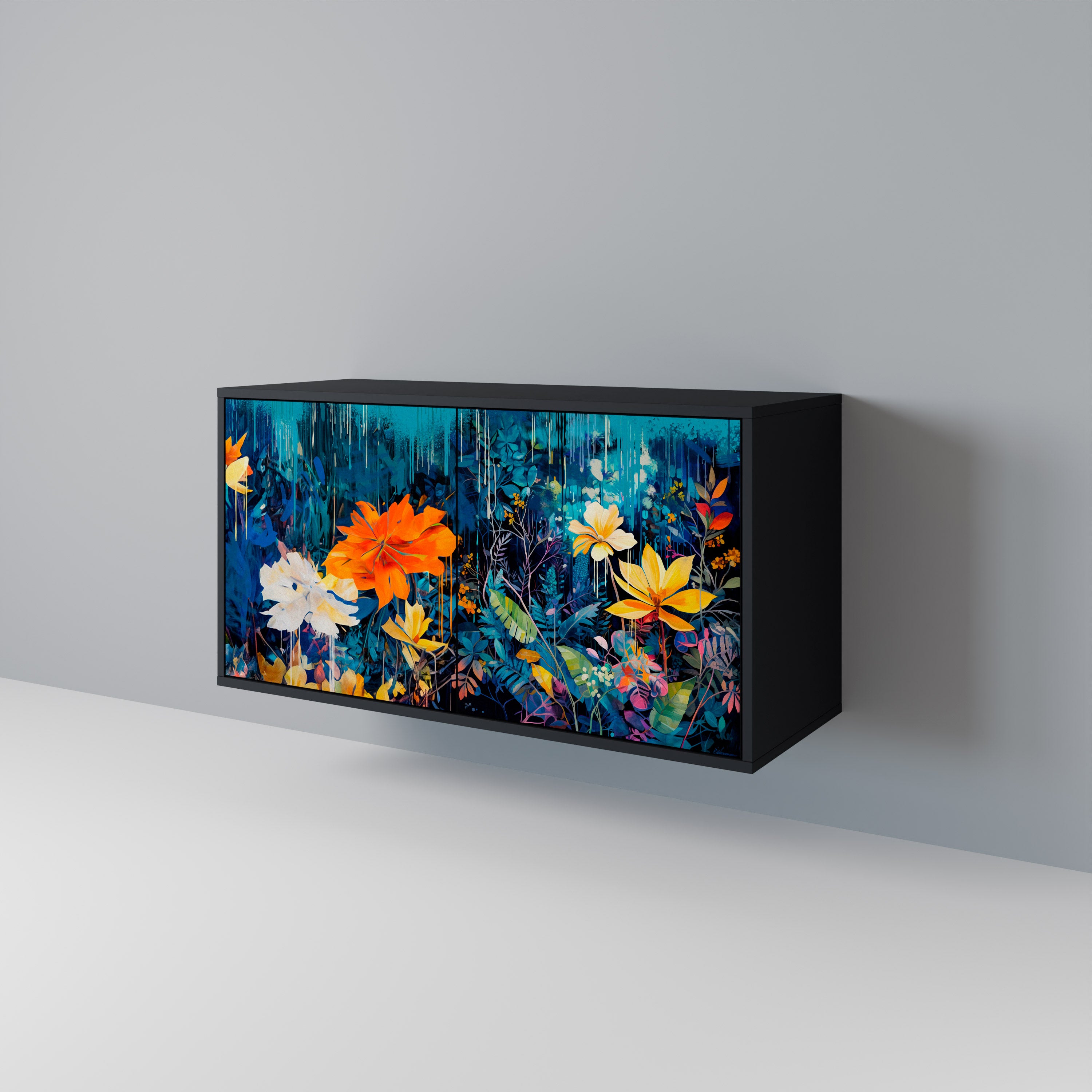 MIDNIGHT BLOSSOM 2-Door Sideboard