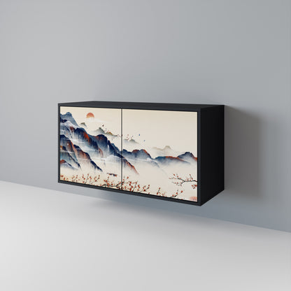 JAPANESE LANDSCAPE Dvoudveřová komoda