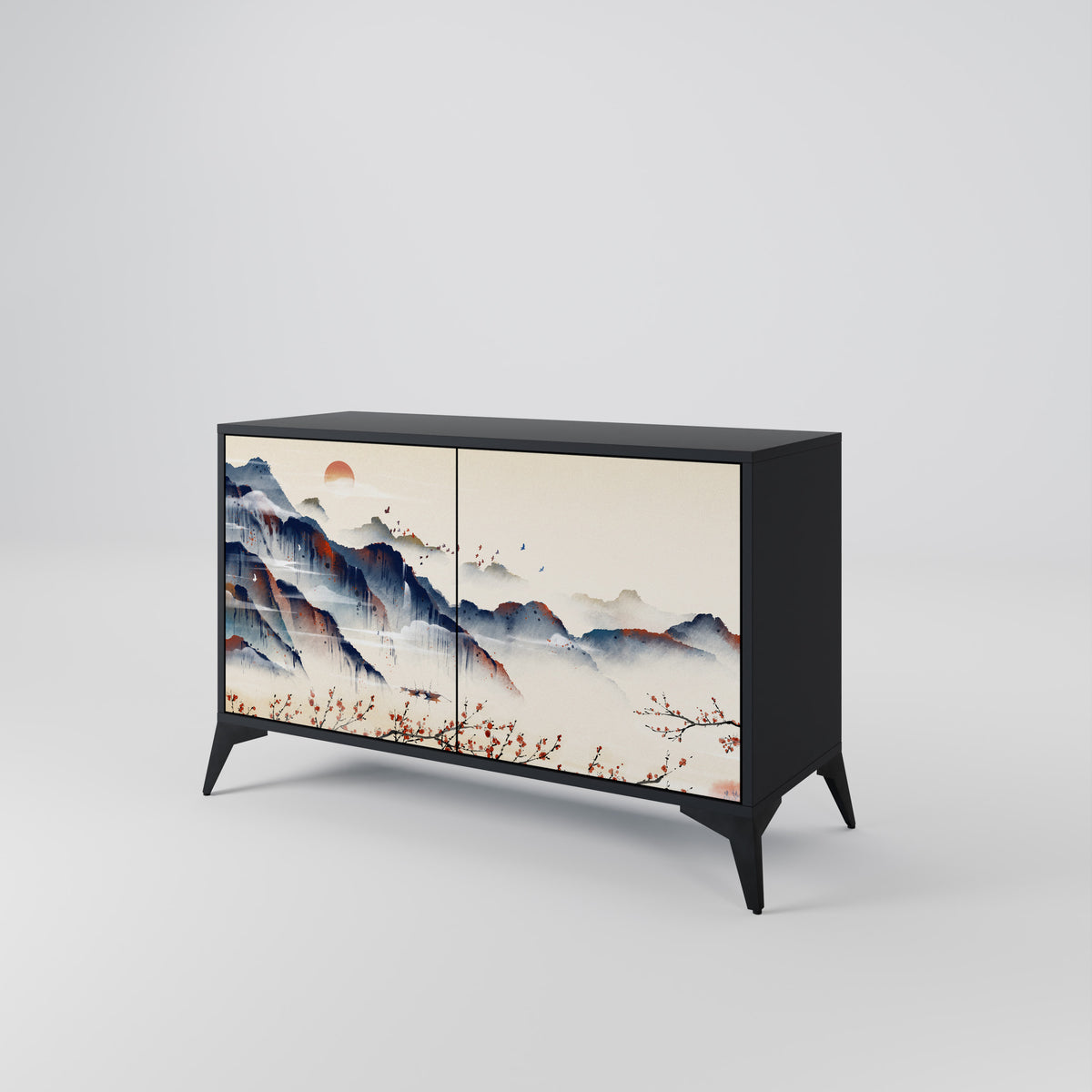 JAPANESE LANDSCAPE Dvoudveřová komoda