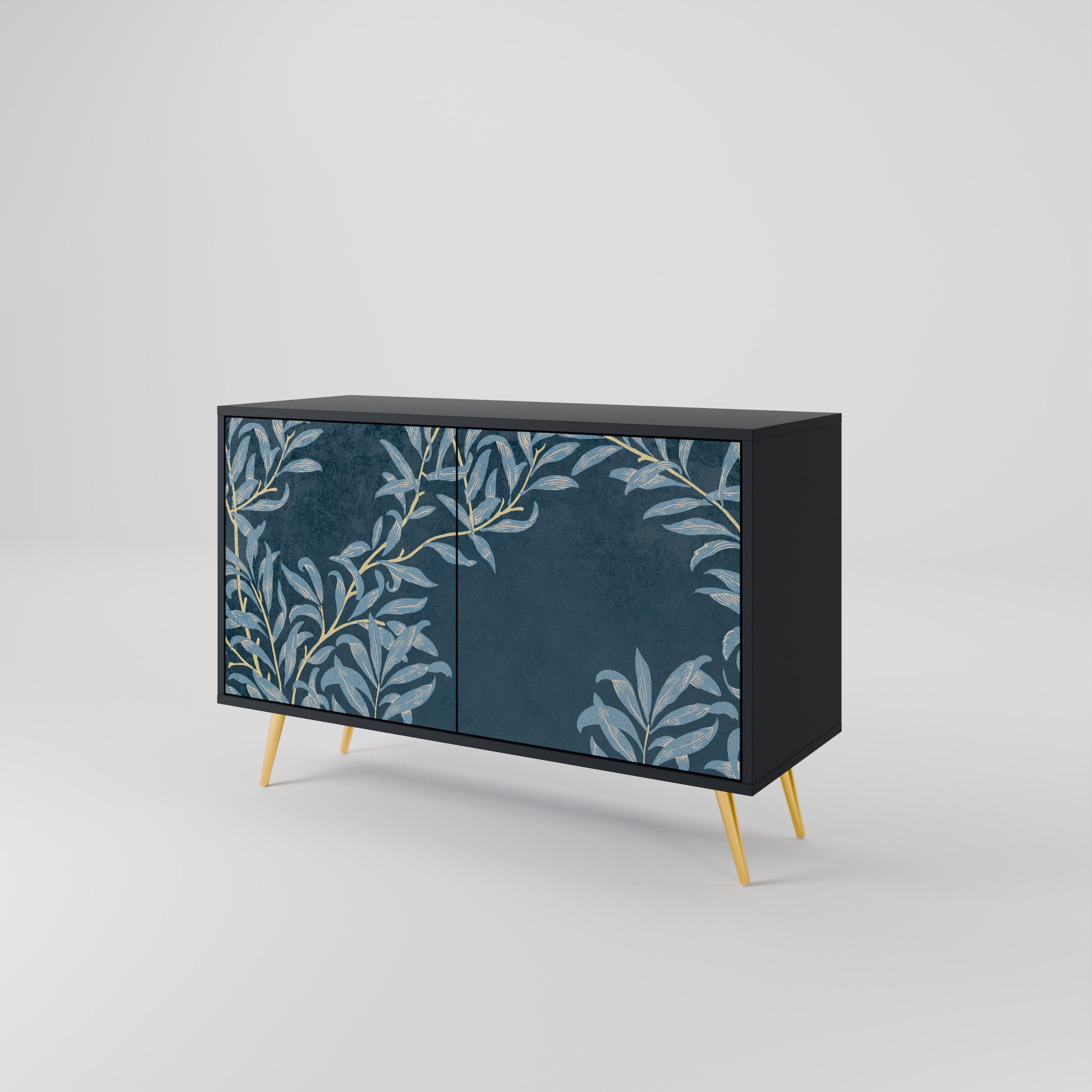 BLUE LEAVES 2-Door Sideboard
