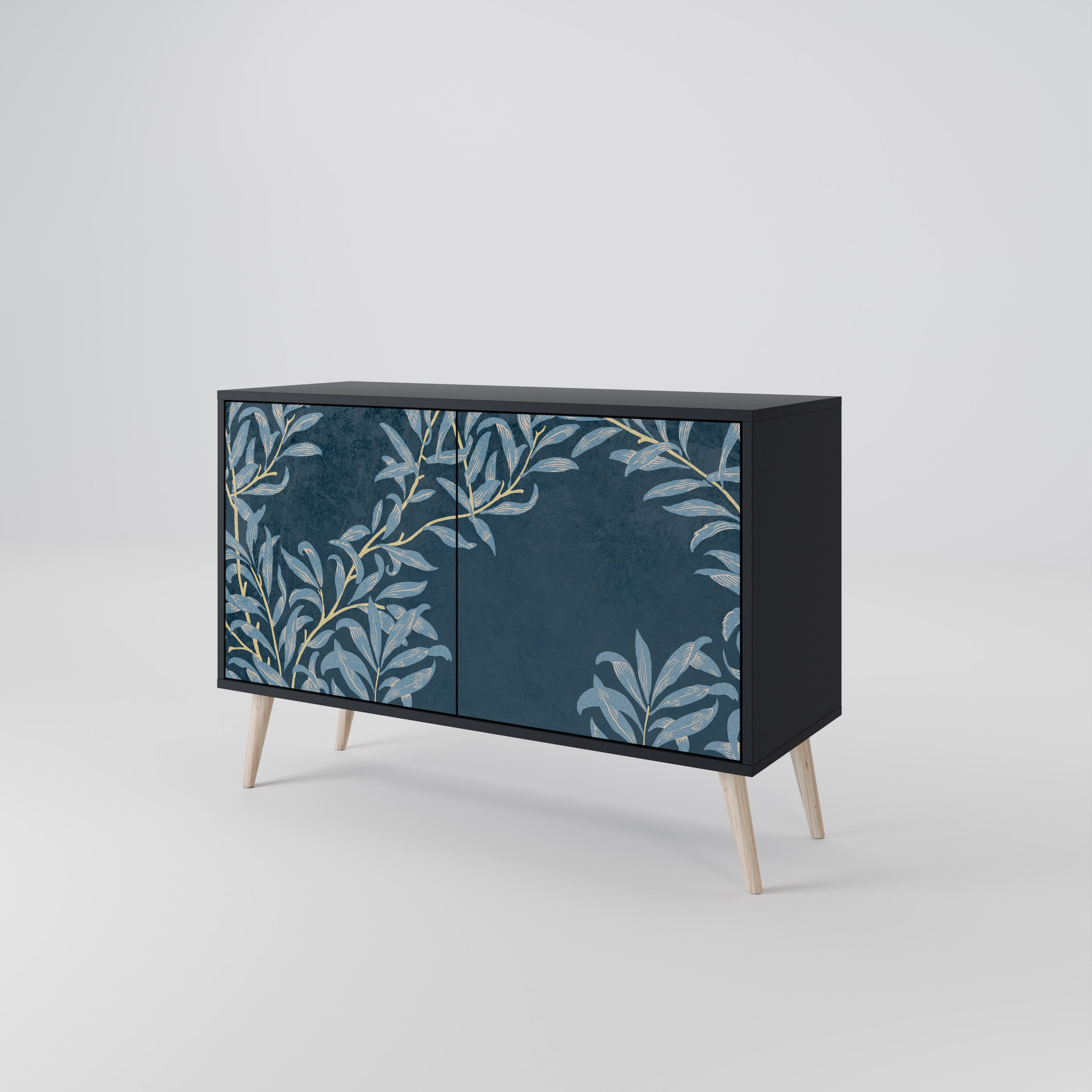 BLUE LEAVES 2-Door Sideboard
