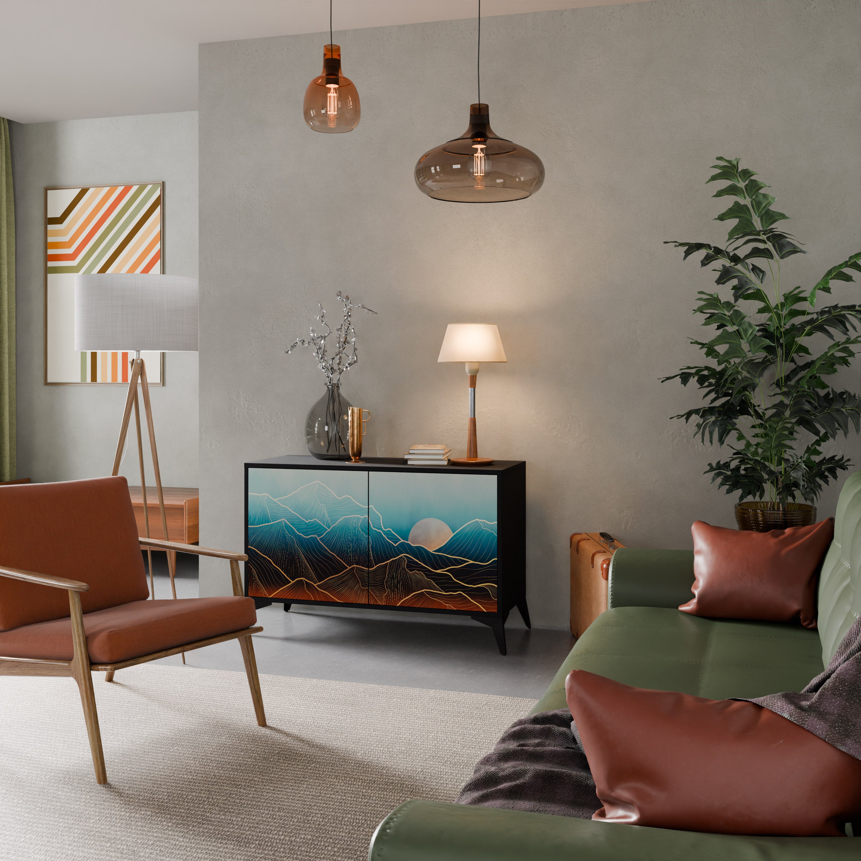 LUNAR SECRETS 2-Door Sideboard