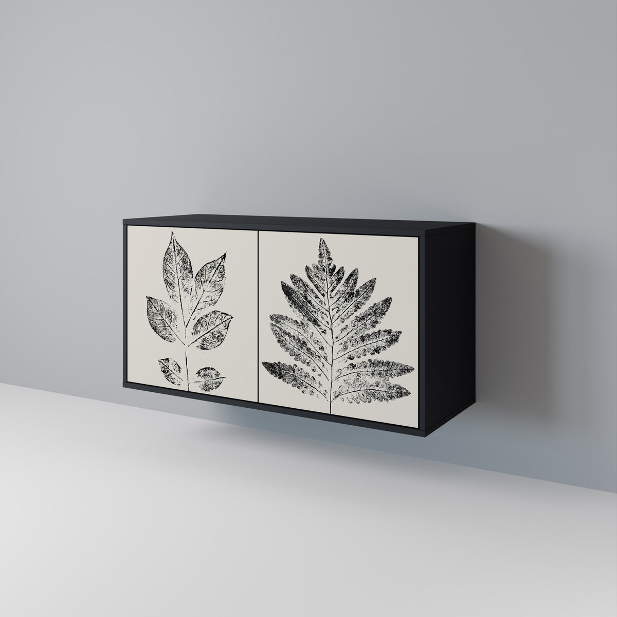 LEAFY STAMPS Dvoudveřová komoda