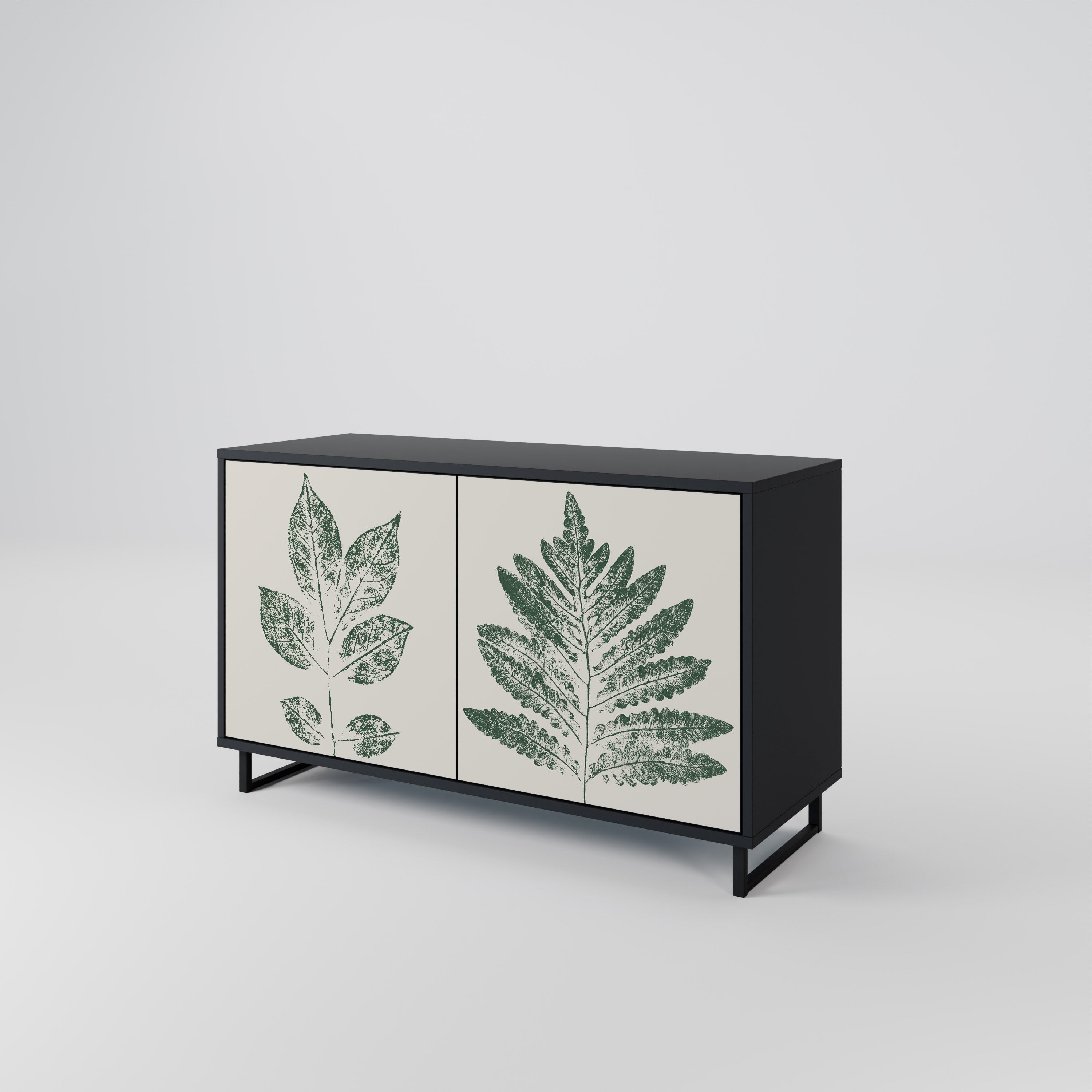 GREEN LEAFY STAMPS 2-Door Sideboard