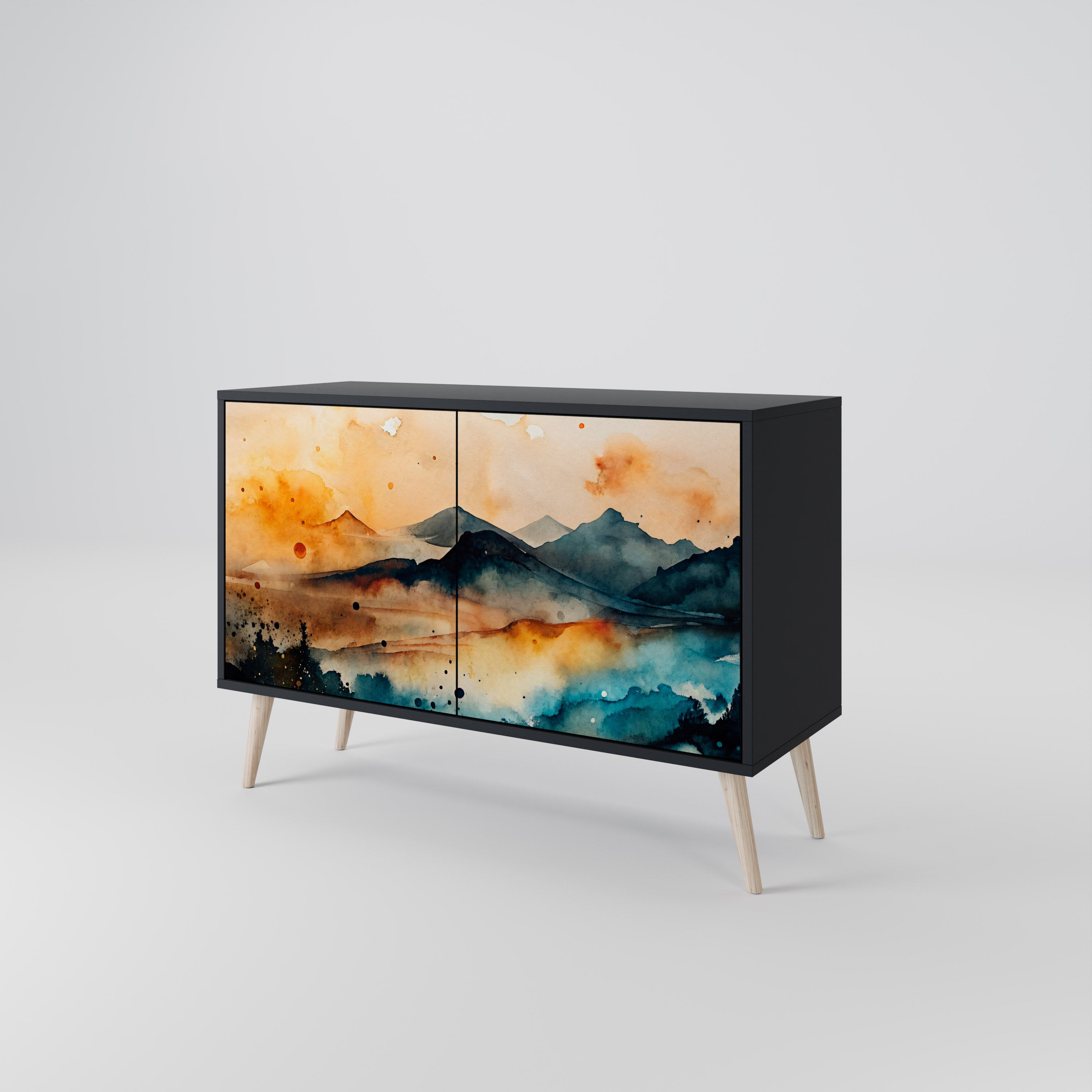 OMINOUS MOUNTAINS 2-Door Sideboard