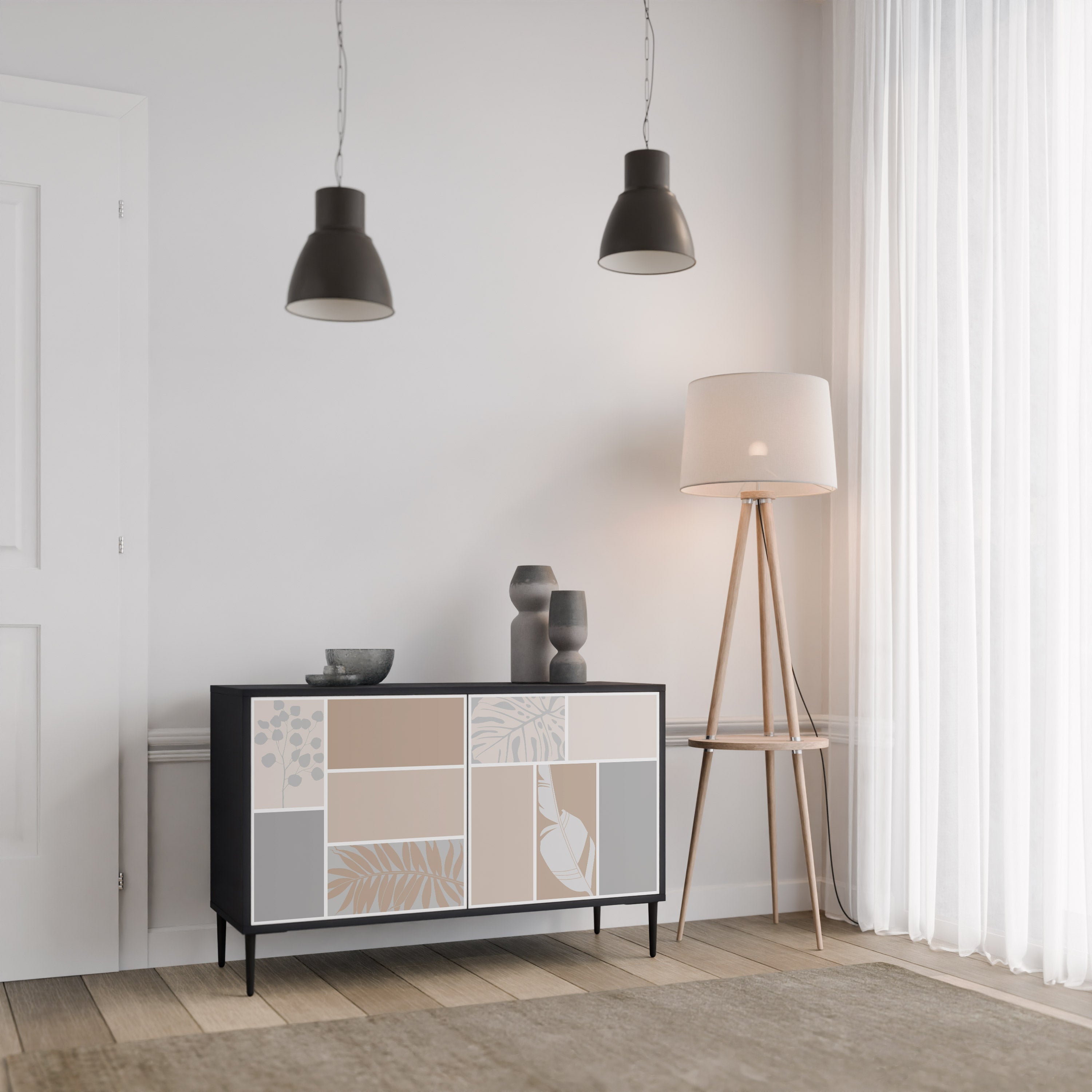 TROPICAL SHAPES 2-Door Sideboard