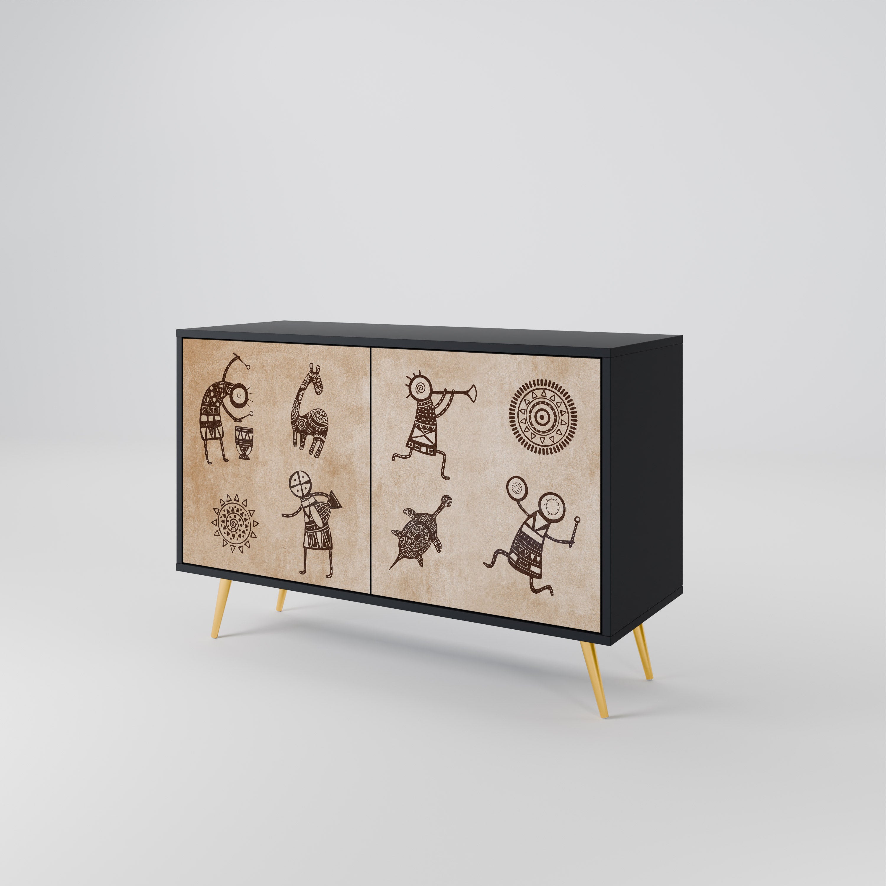 AFRICAN STYLE 2-Door Sideboard