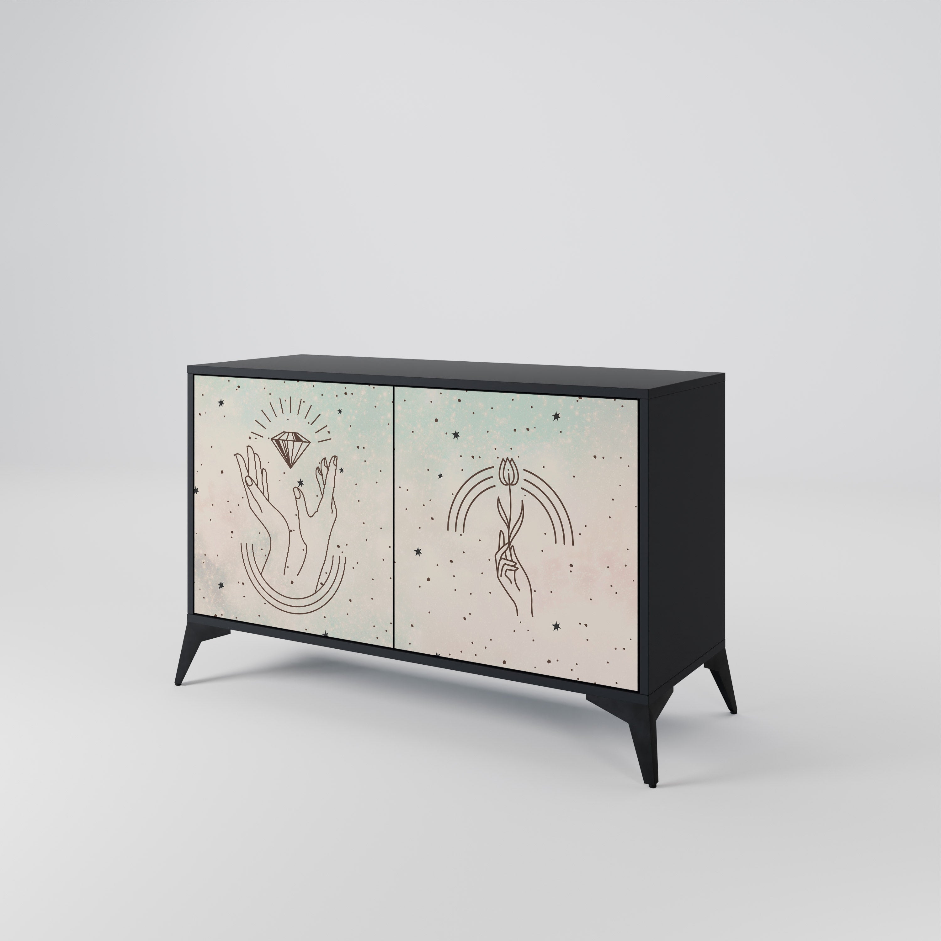 DELICATE BEAUTY 2-Door Sideboard