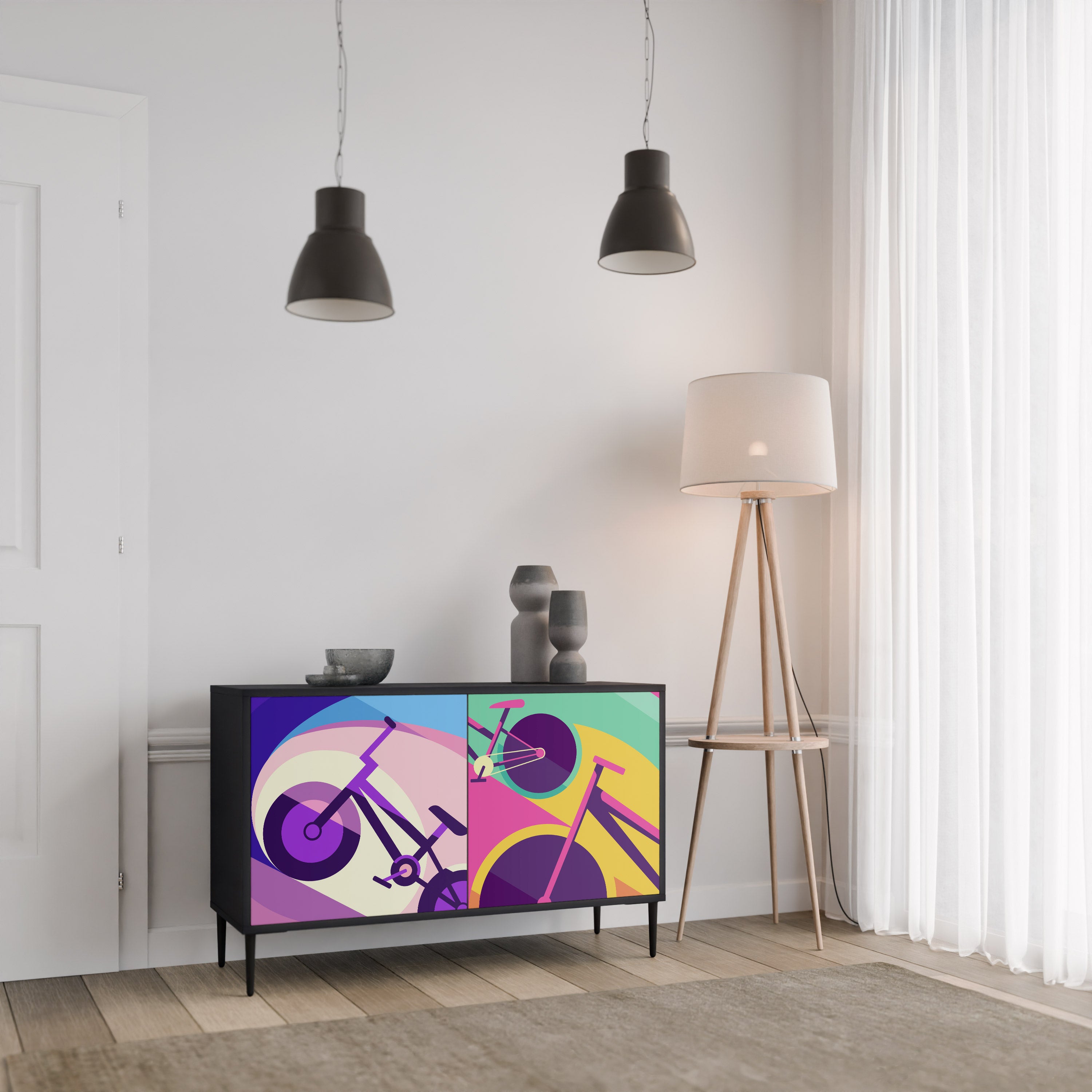 BIKE DREAMS 2-Door Sideboard