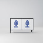 POLISH FOLK ART 2-Door Sideboard