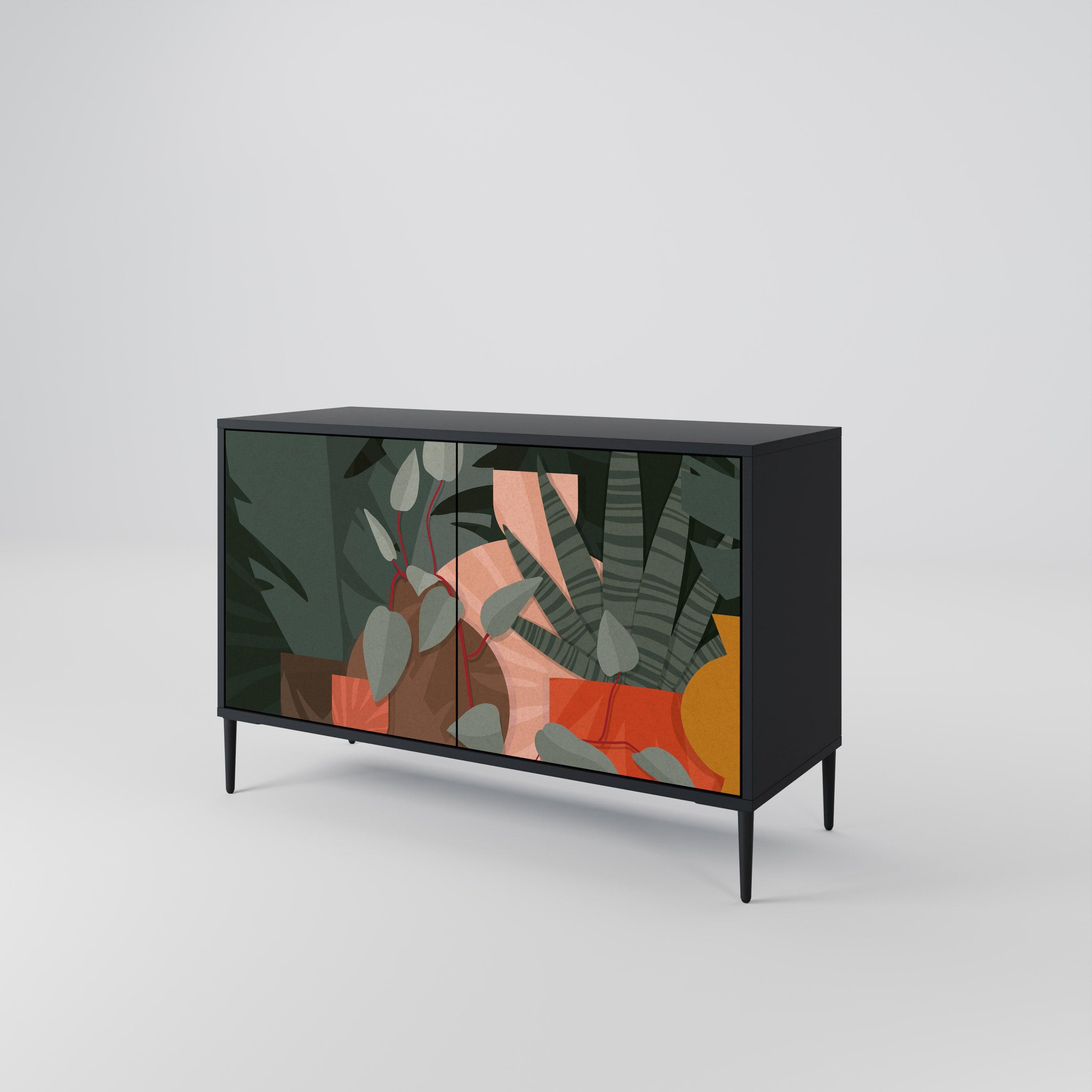 TROPICAL COMPOSITION 2-Door Sideboard