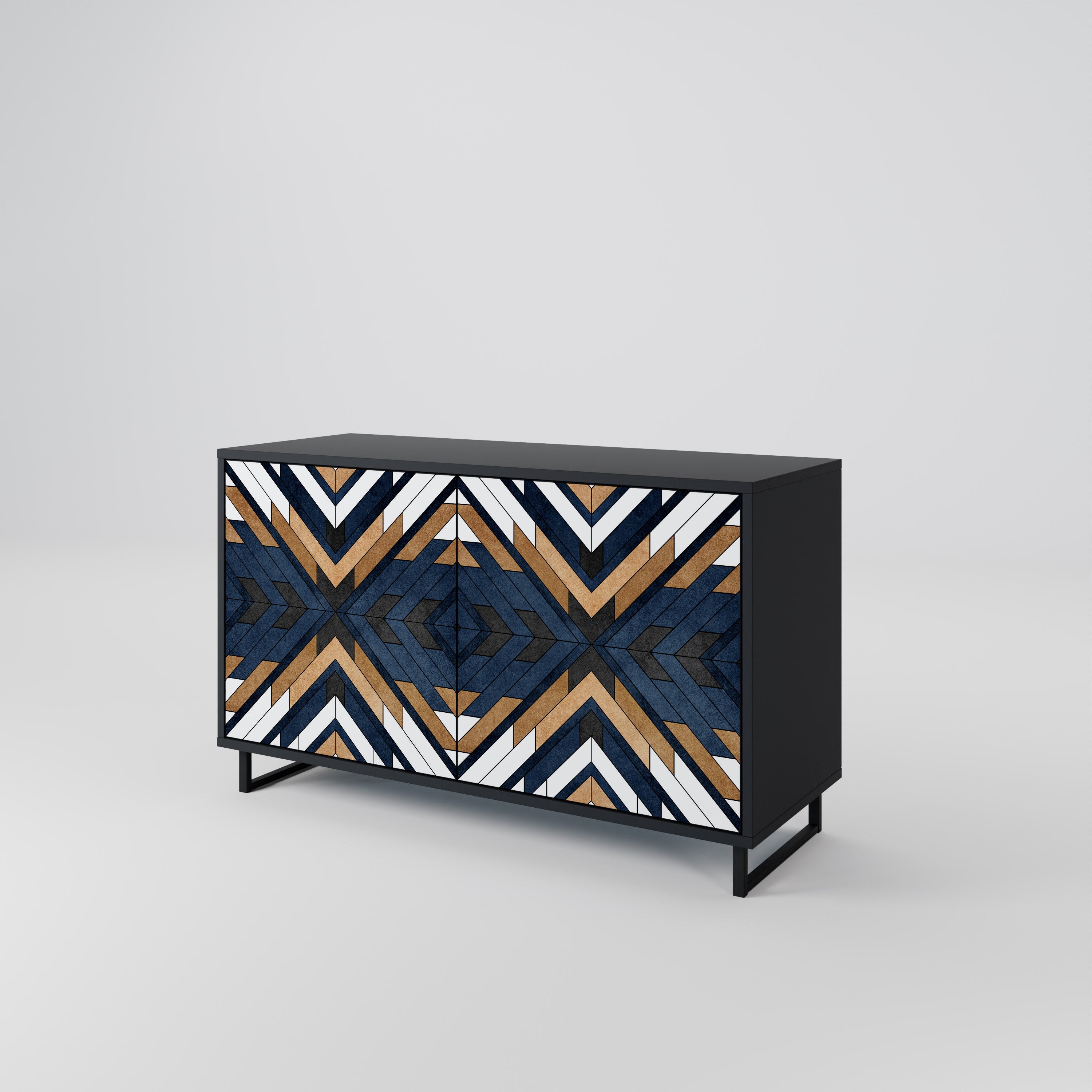 ARTFUL GEOMETRY 2-Door Sideboard