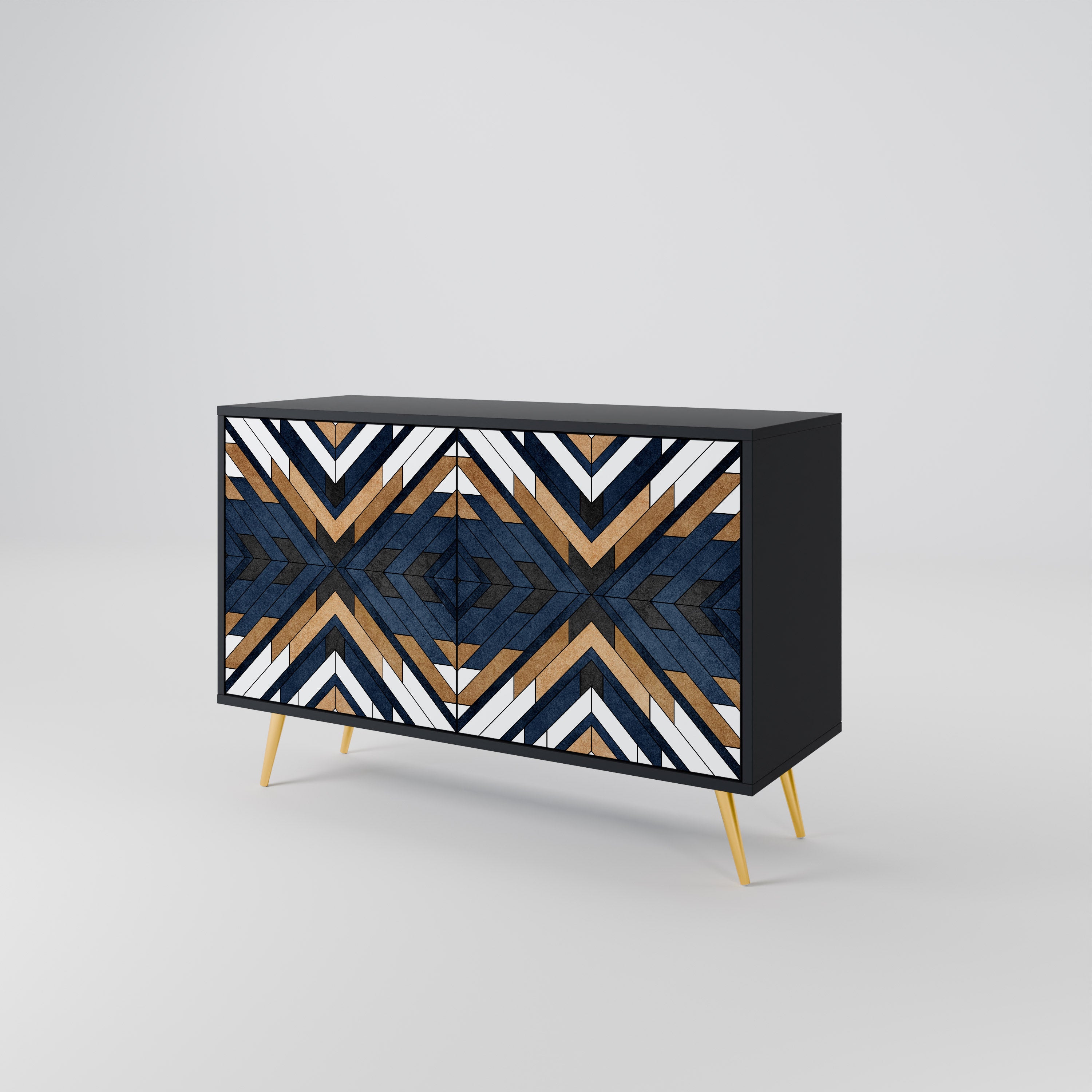 ARTFUL GEOMETRY 2-Door Sideboard
