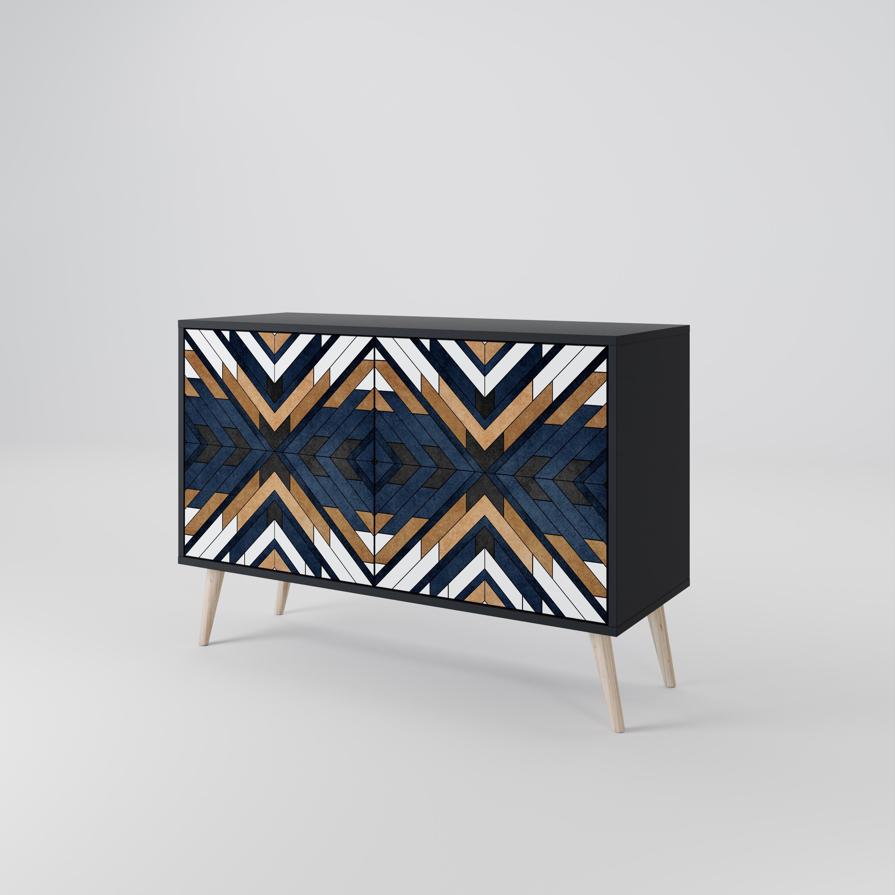 ARTFUL GEOMETRY 2-Door Sideboard