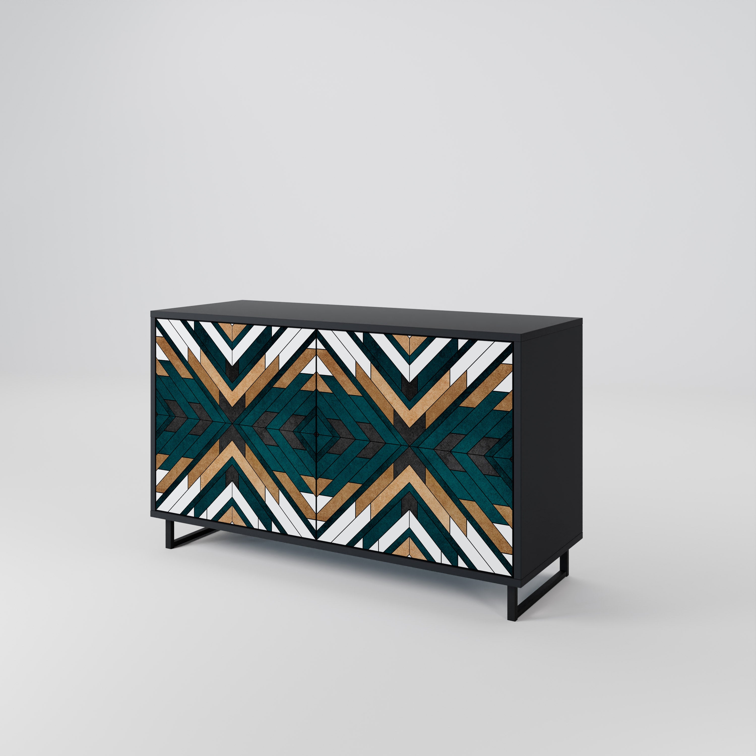 ARTISTIC GEOMETRY 2-Door Sideboard