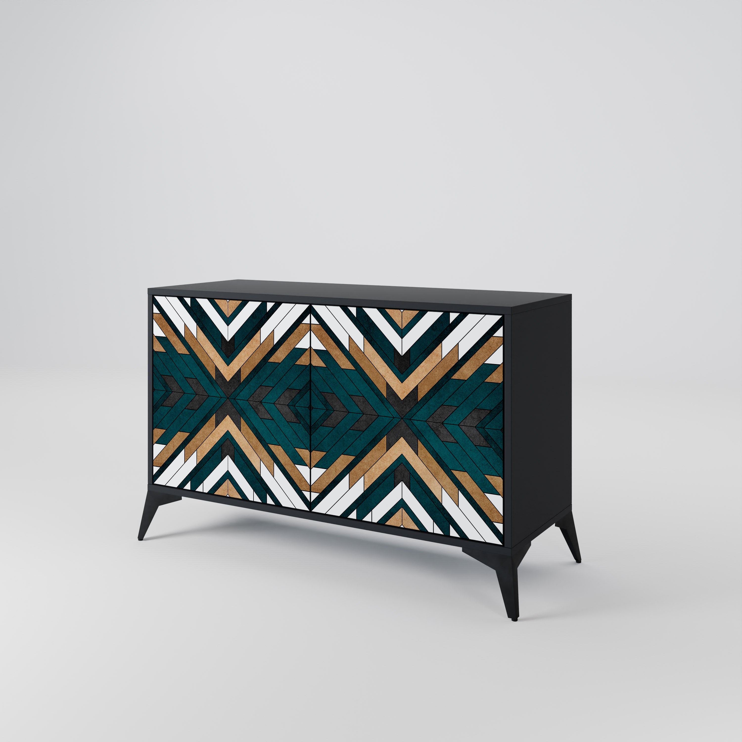 ARTISTIC GEOMETRY 2-Door Sideboard