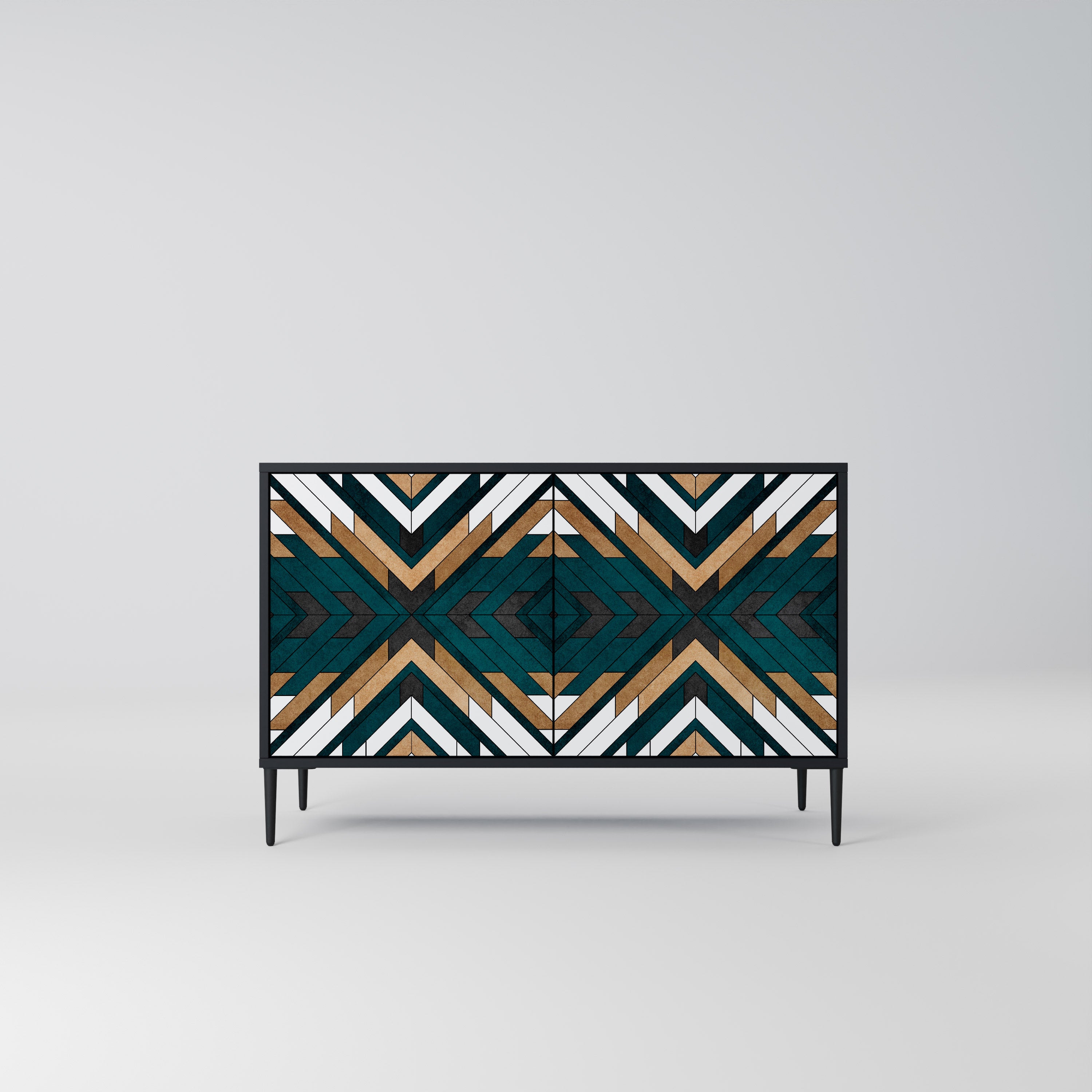 ARTISTIC GEOMETRY 2-Door Sideboard