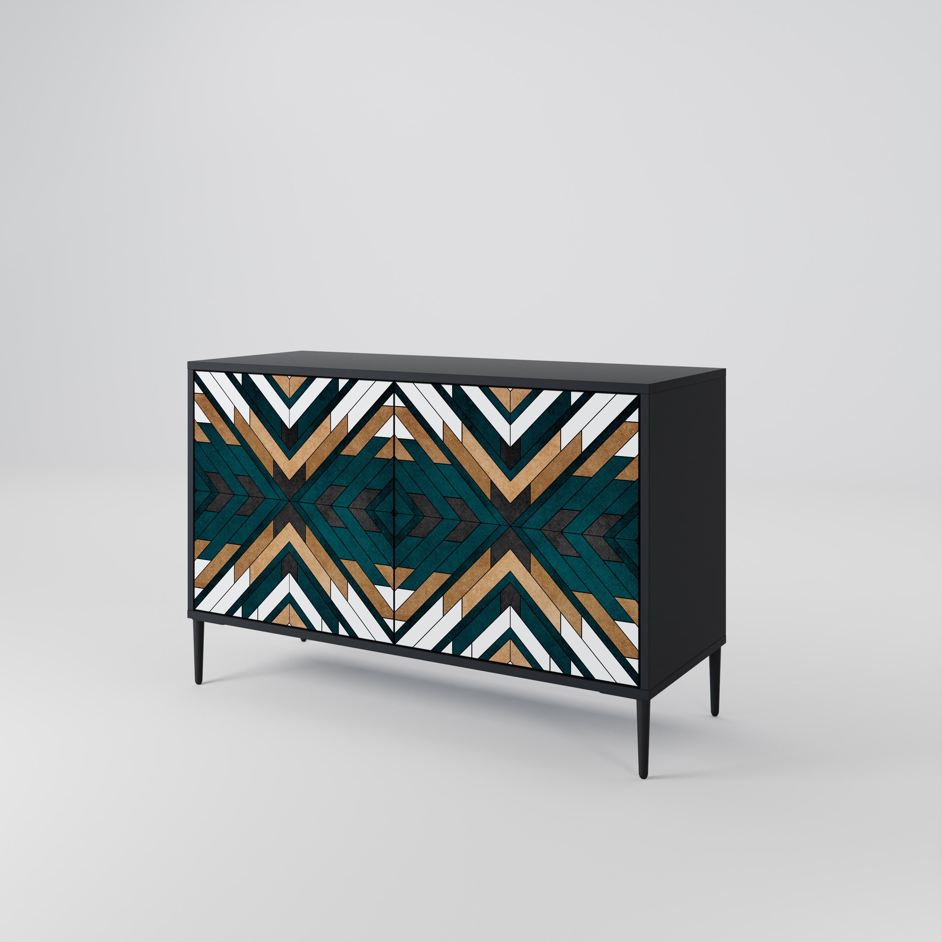 ARTISTIC GEOMETRY 2-Door Sideboard