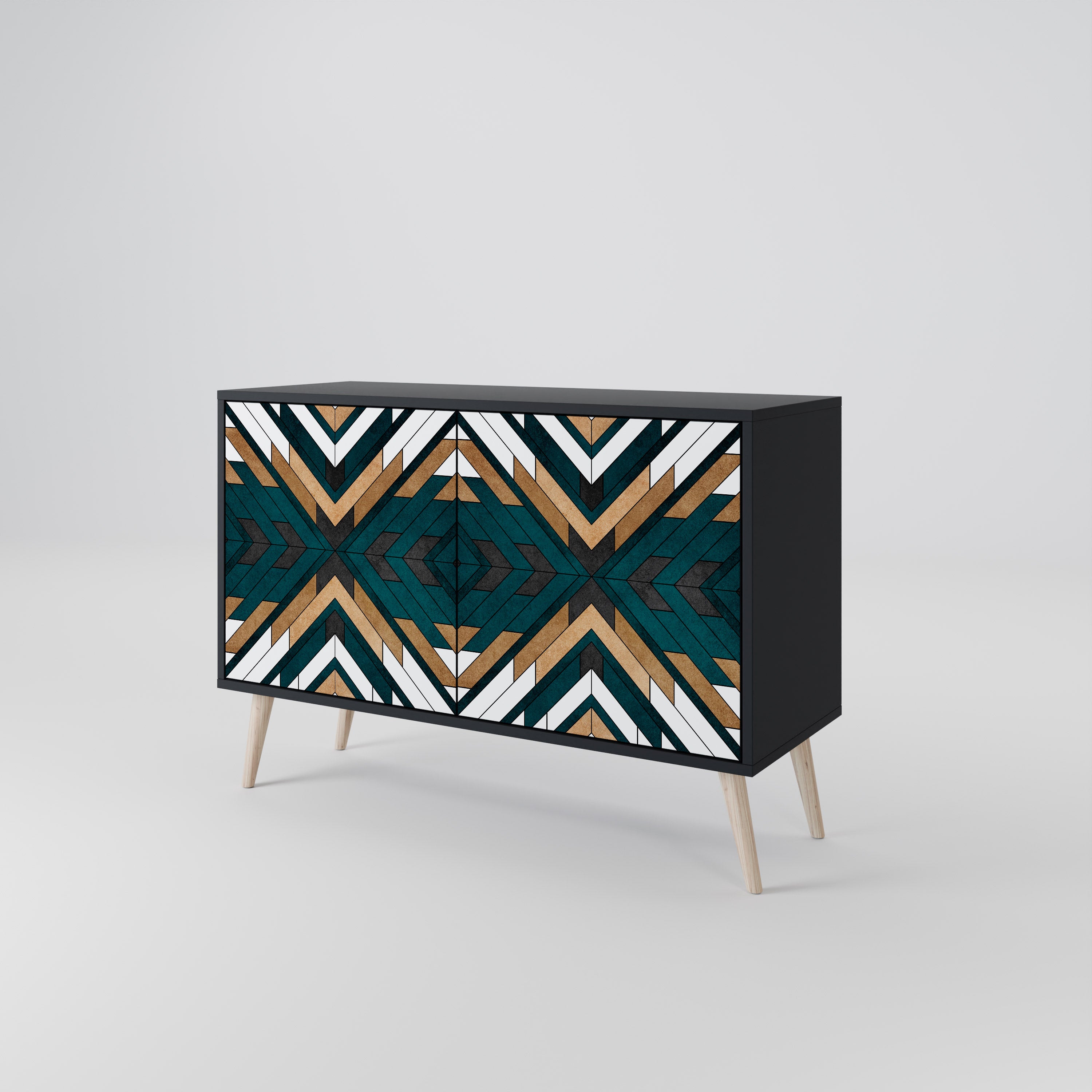 ARTISTIC GEOMETRY 2-Door Sideboard