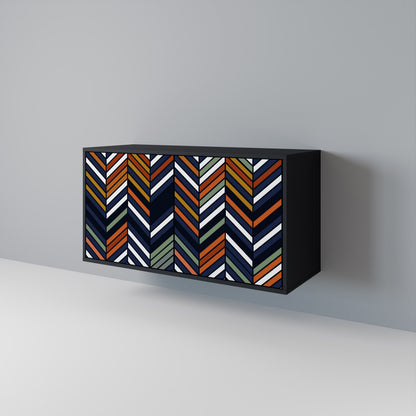 VIBRANT PATCHWORK Dvoudveřová komoda