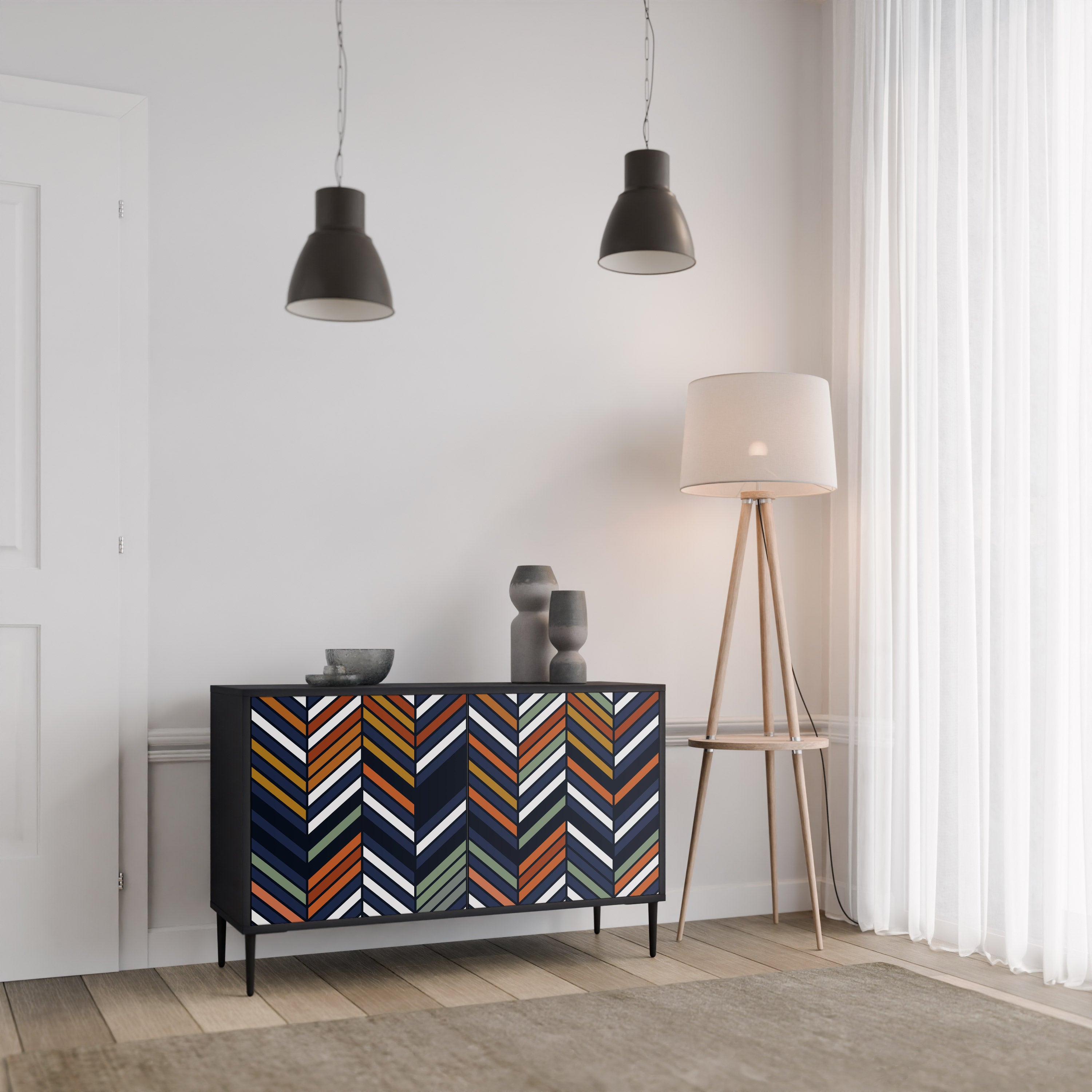 VIBRANT PATCHWORK 2-Door Sideboard