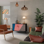 GLAMOROUS STRIPE 2-Door Sideboard