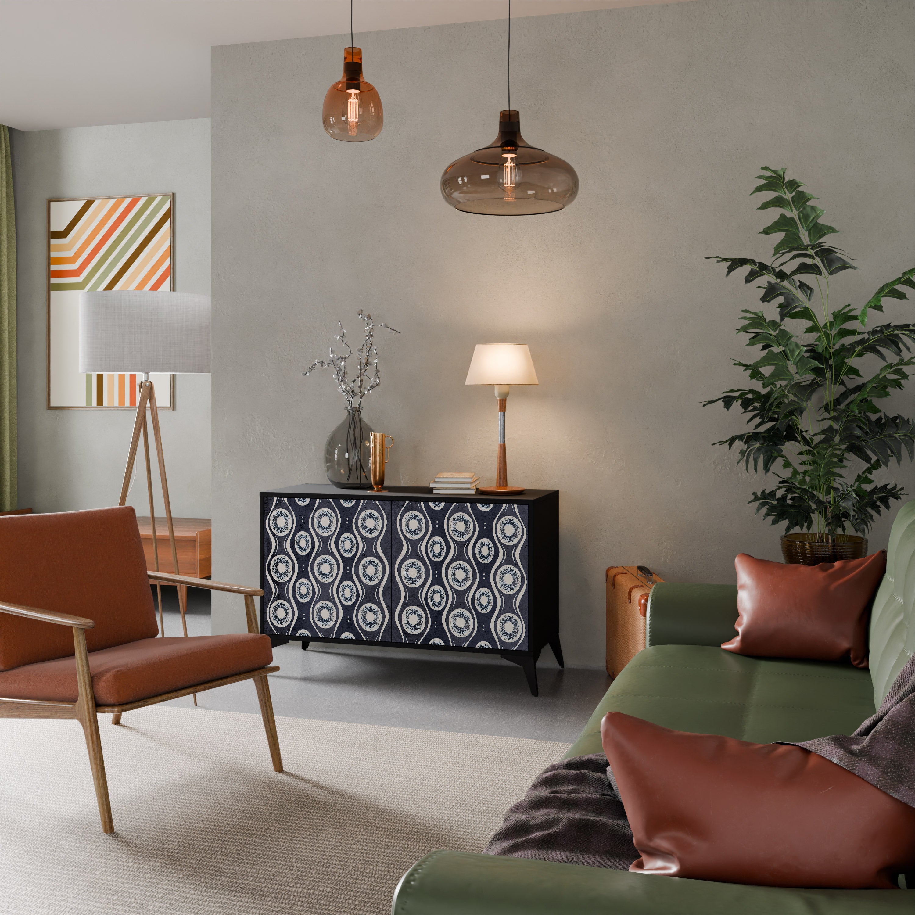 GRAPHITE EYES 2-Door Sideboard