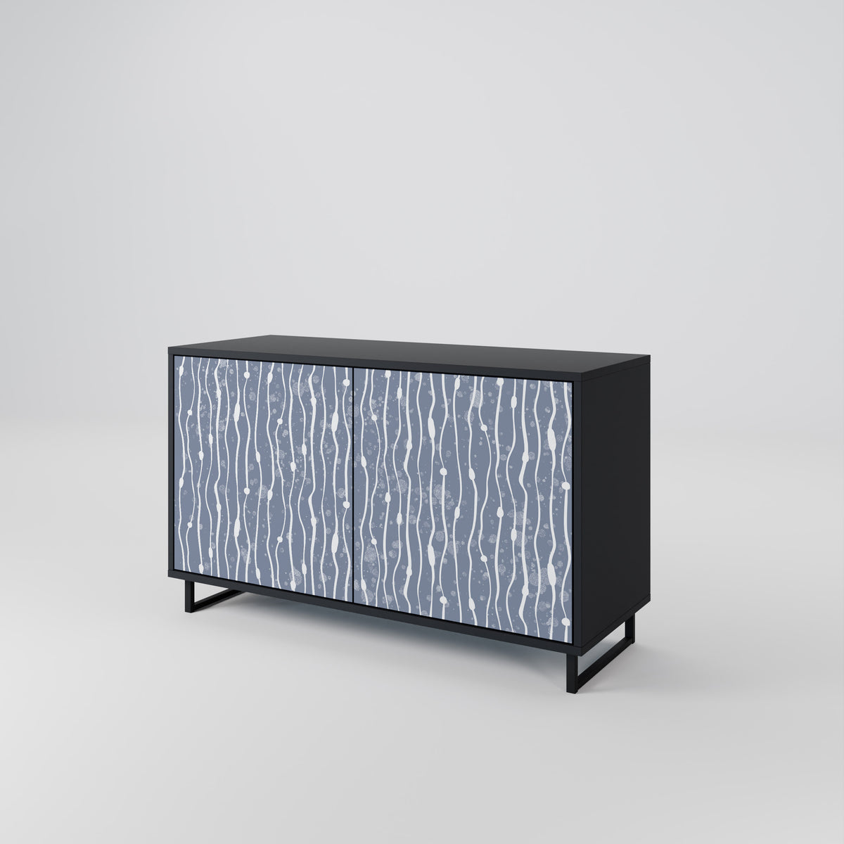 GRAPHITE RAIN Dvoudveřová komoda