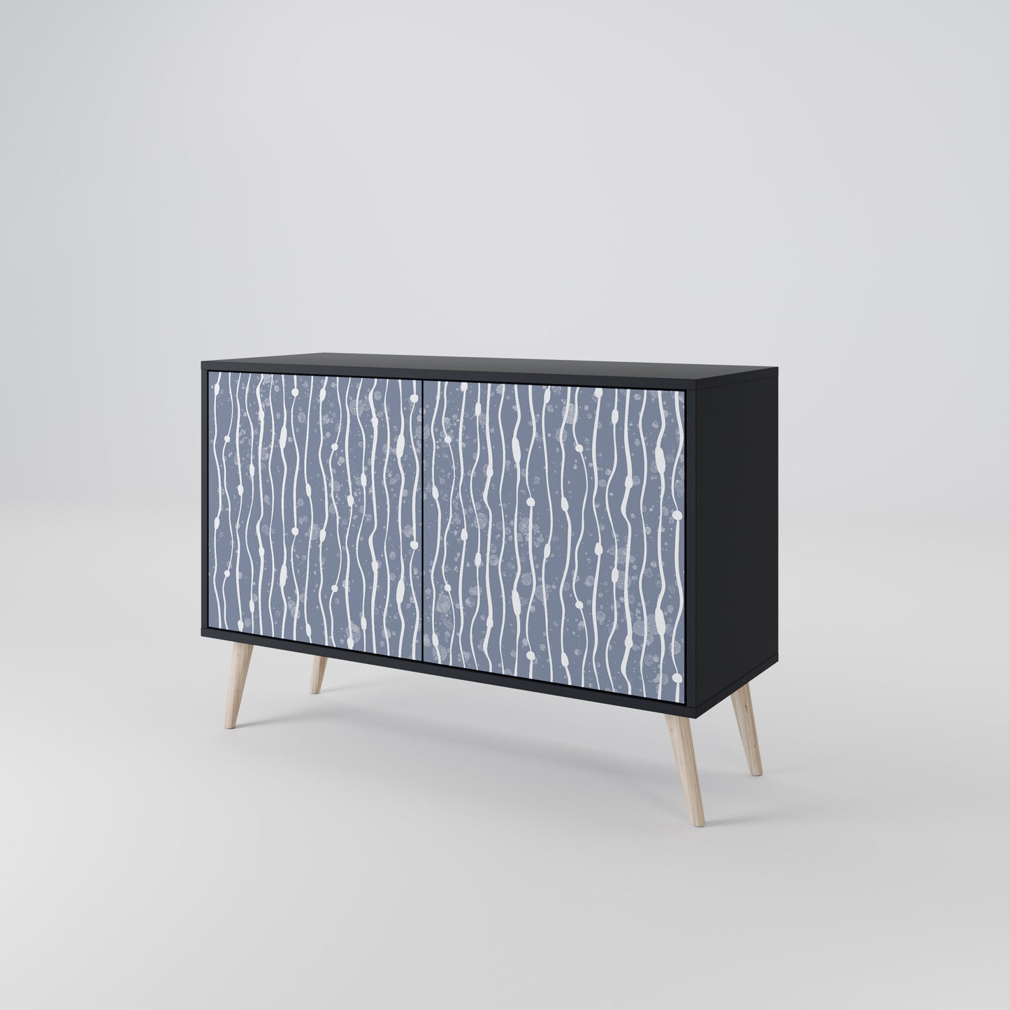 GRAPHITE RAIN Dvoudveřová komoda