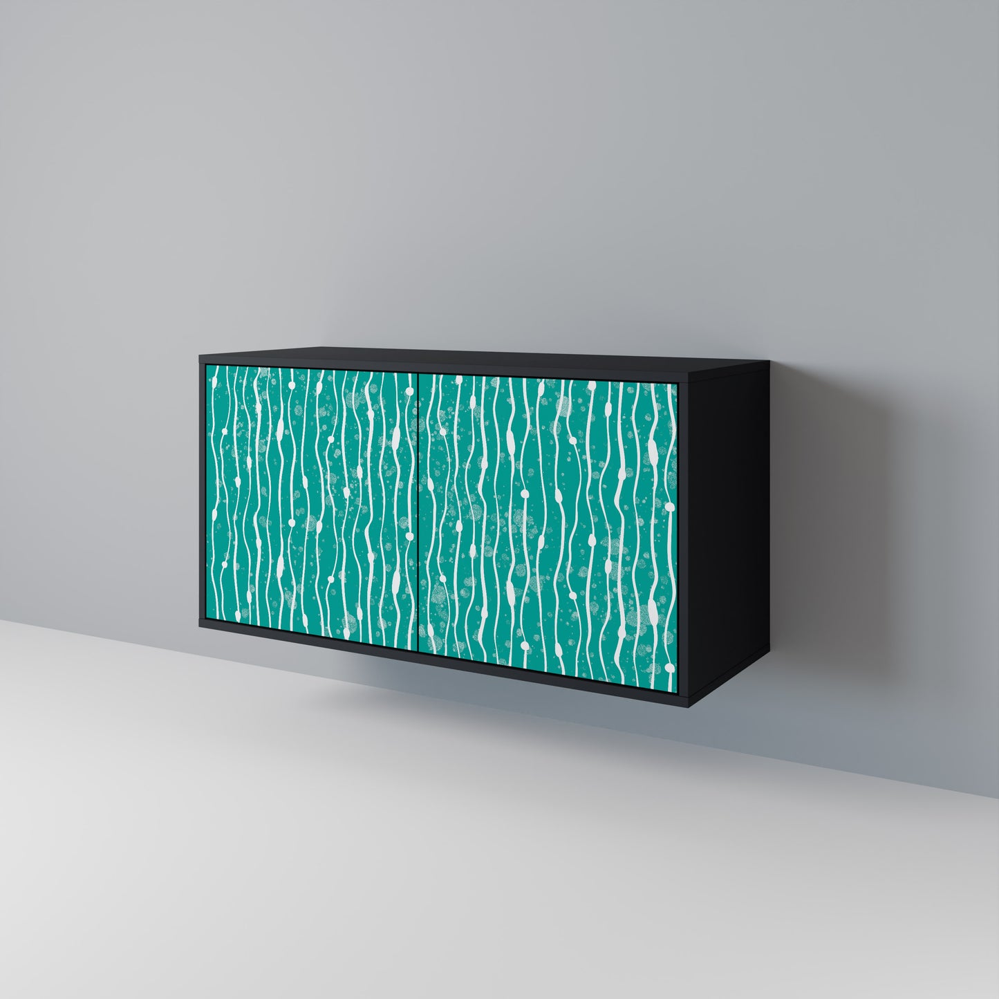 TURQUOISE RAIN Dvoudveřová komoda