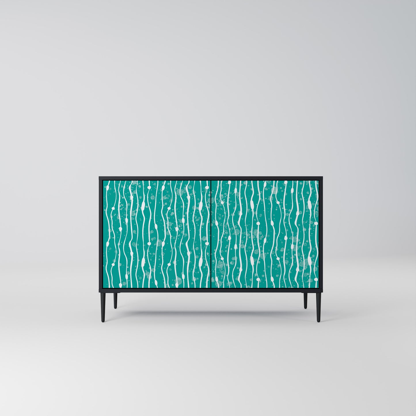 TURQUOISE RAIN Dvoudveřová komoda