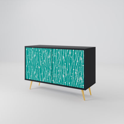 TURQUOISE RAIN Dvoudveřová komoda