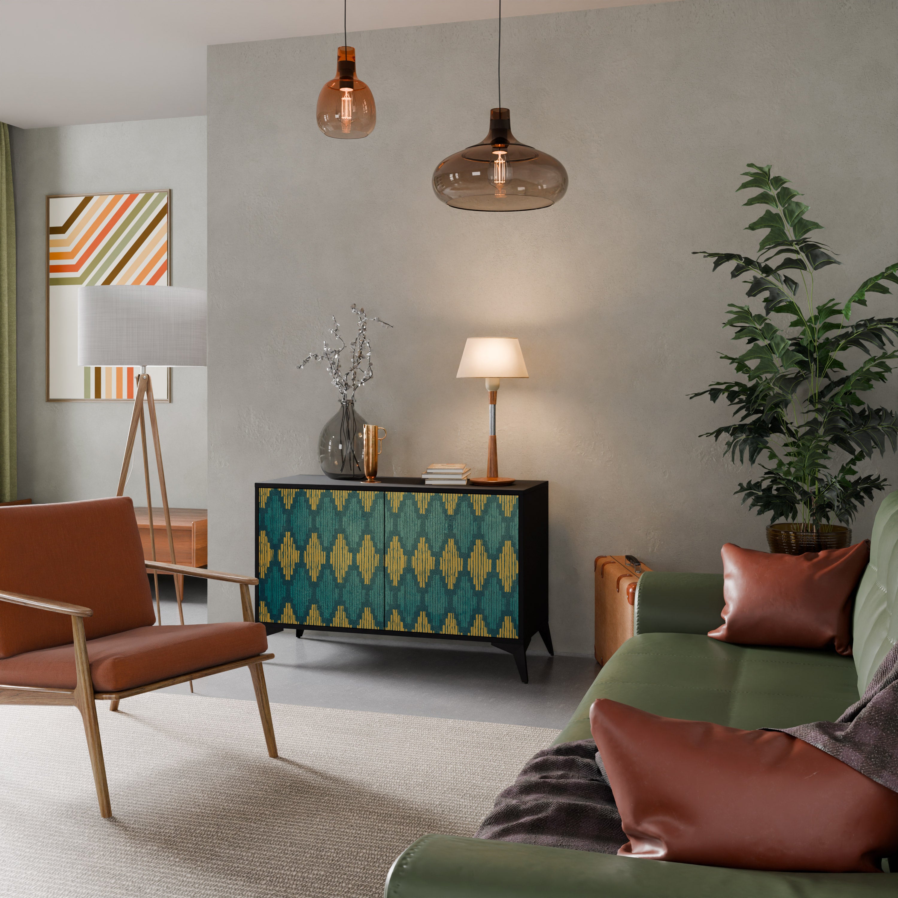 POLYGONS 2-Door Sideboard