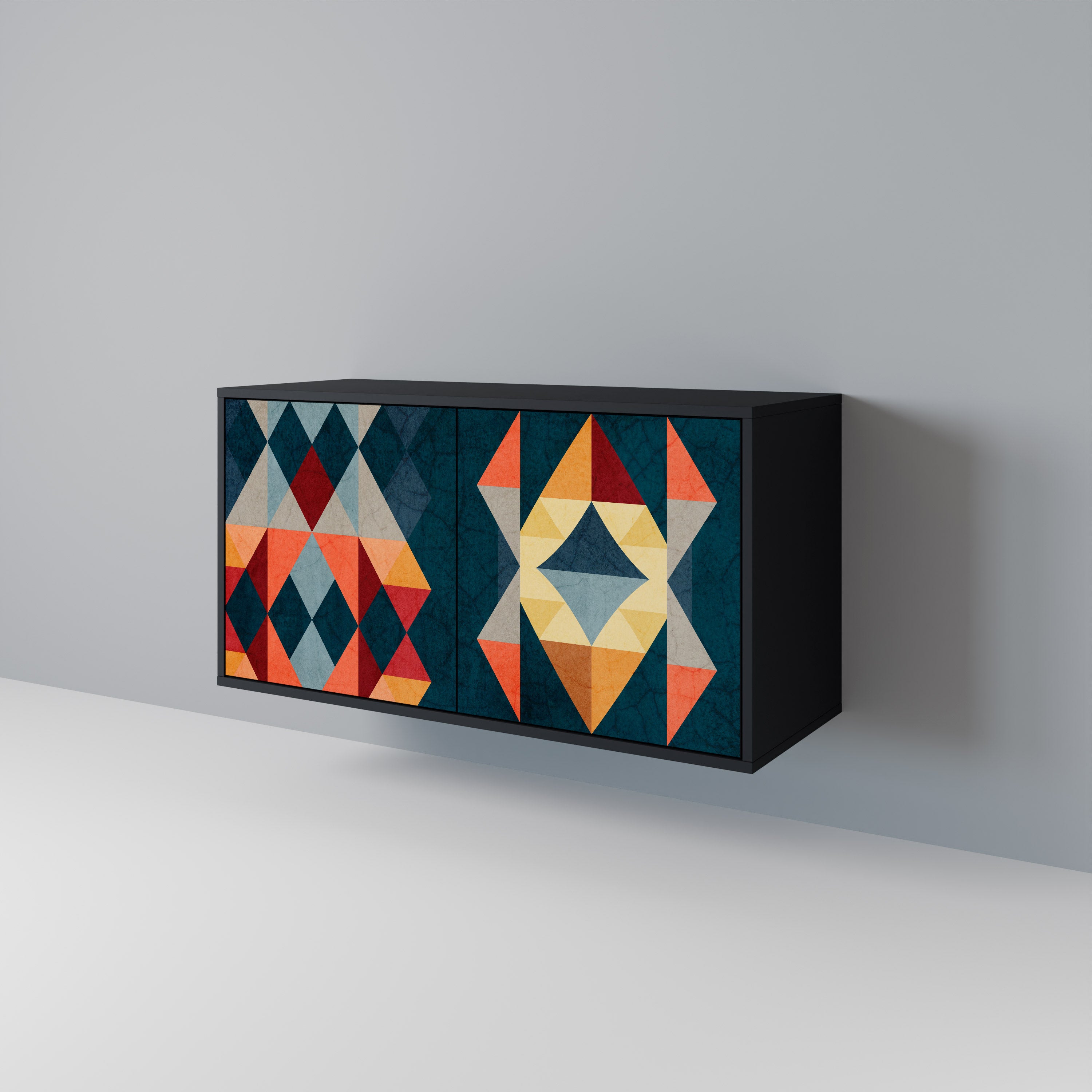 CRACKED ILLUSION 2-Door Sideboard