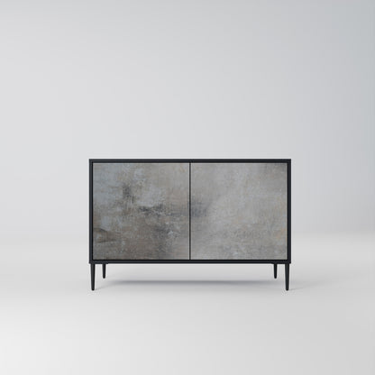 CONCRETE WALL Dvoudveřová komoda