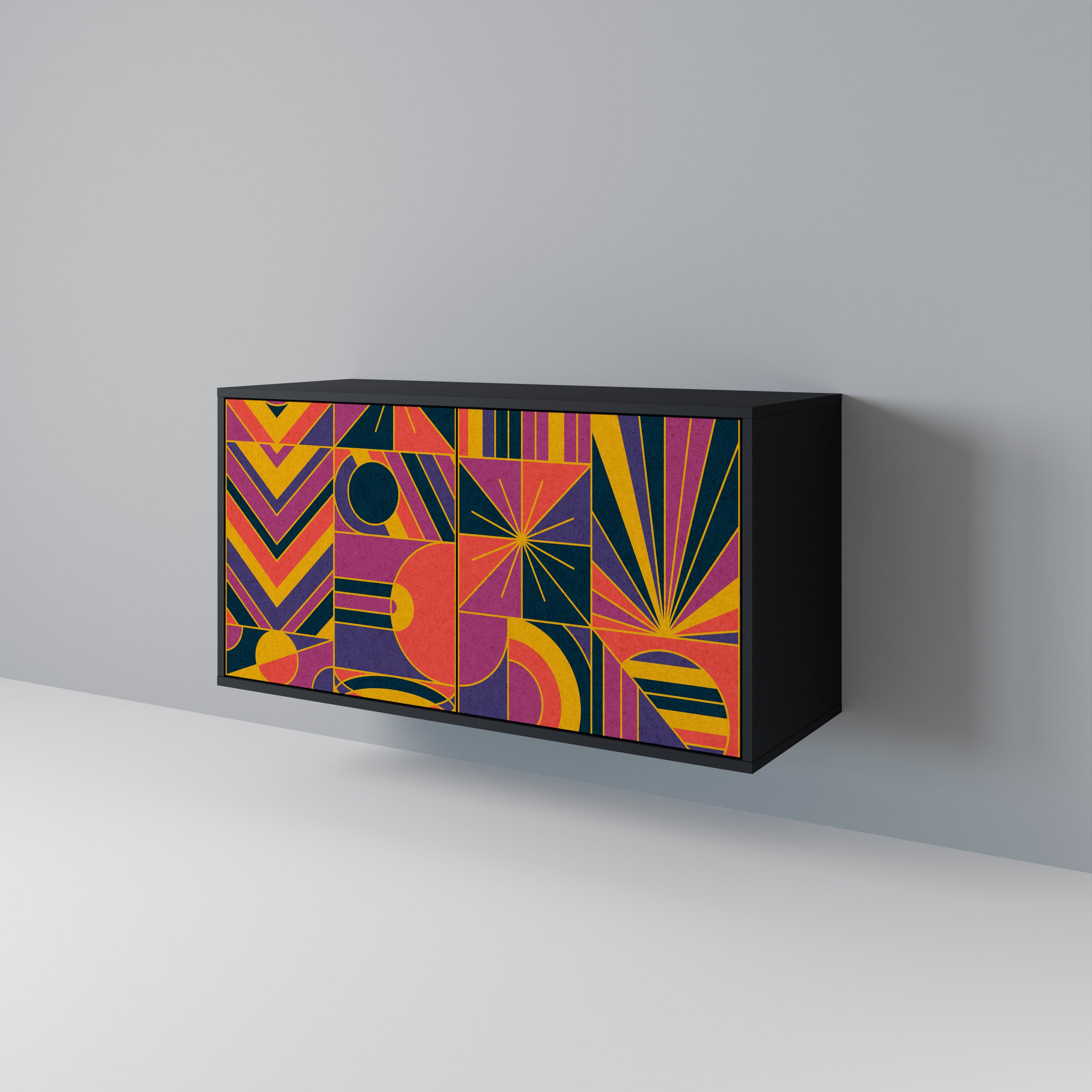 ELECTRIC PATTERNS 2-Door Sideboard
