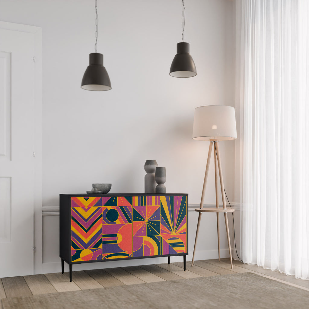 ELECTRIC PATTERNS 2-Door Sideboard